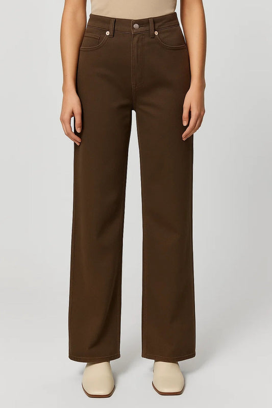 Lucia Damesbroek | Hoge Taille | Minimalistisch | Vijf Zakdetails 2