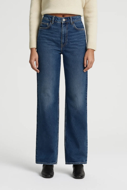 Lucia Damesjeans | High-Waist | Wide Leg Model | Comfortabele Pasvorm 1