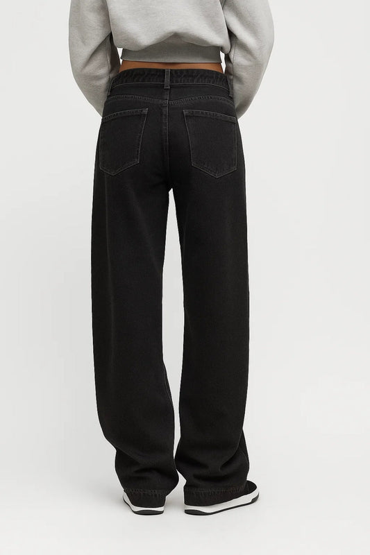 Luciana Dames Spijkerbroek | Hoge Taille | Wijd Model | Comfortabele Pasvorm 1