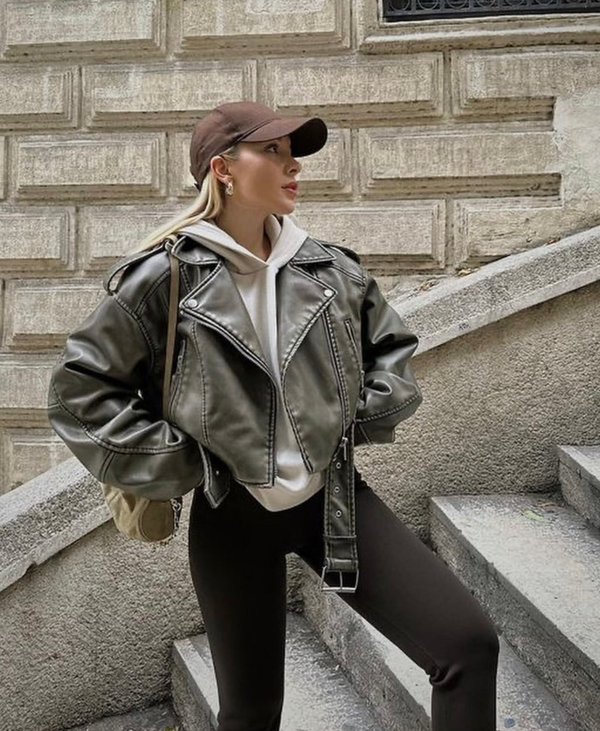 Maja Motorjack | Tijdloos Faux Leer met Klassiek Silhouet 1