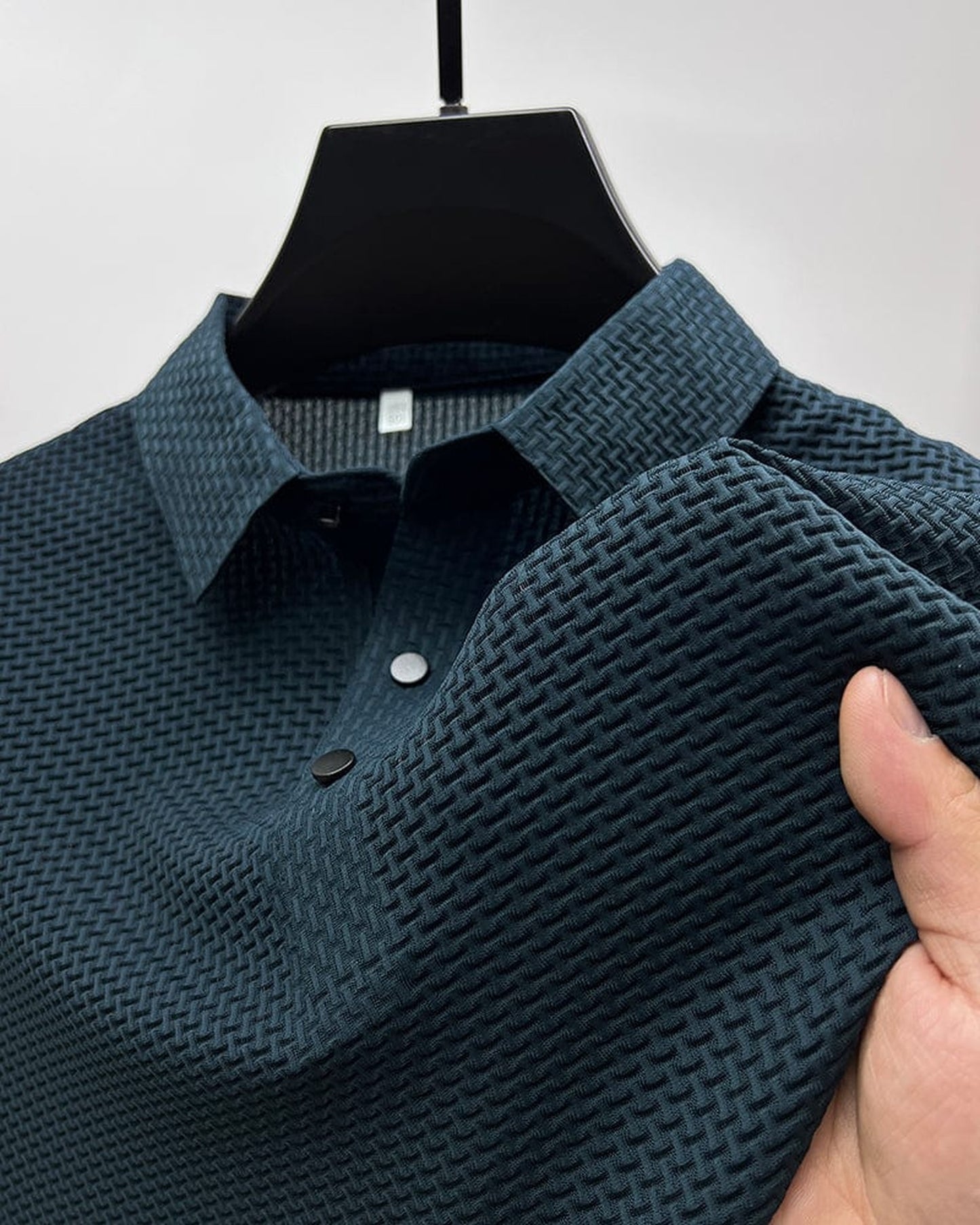 Innocenzo Heren Polo Shirt | Gestructureerde Weving | Klassieke Kraag