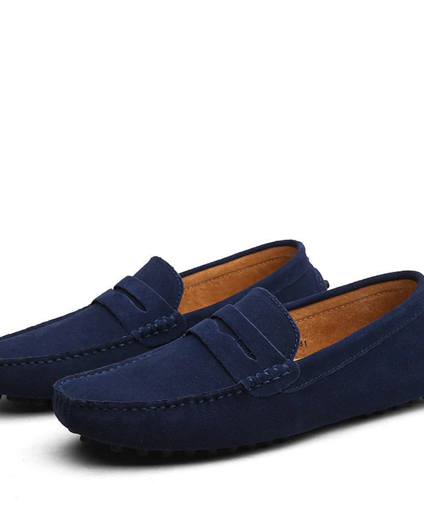 Buty Davide Heren | Szczegóły mokasynów Penny | Obszyty nosek