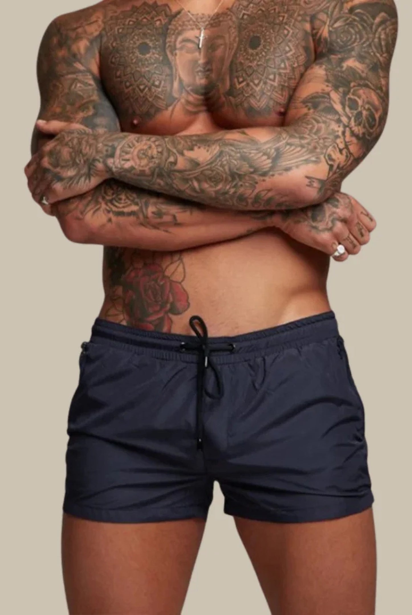 Patrizio Heren Zwembroek | Korte Lengte | Elastische Taille