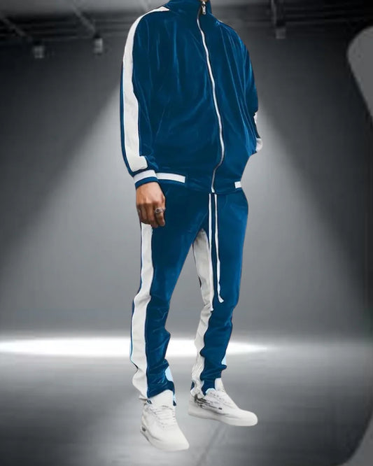 Giorgio Heren Sportset | Gestreept Vest | Slim Broek