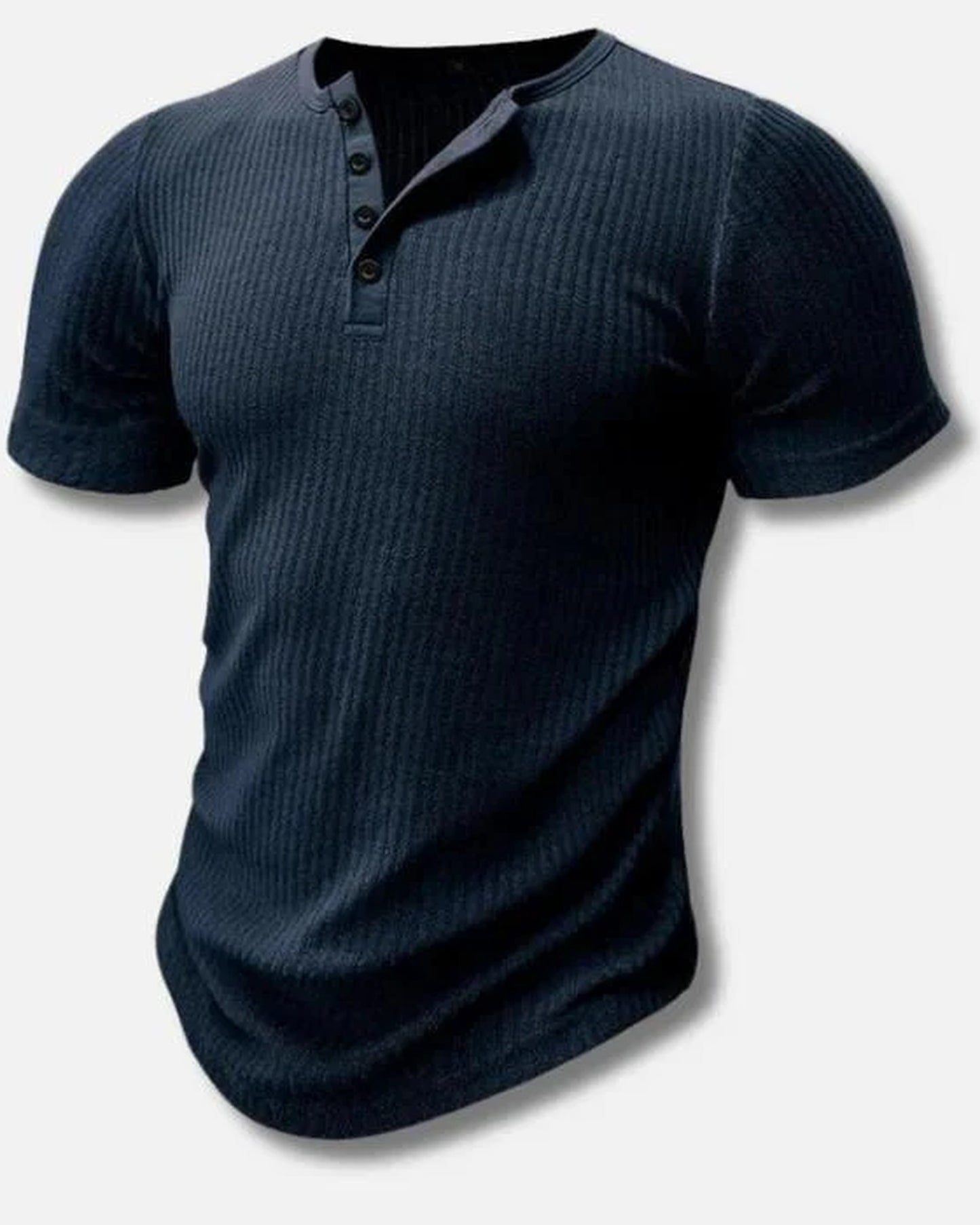 Cipriano Heren Polo Shirt | Geribbelde Textuur | Contrasterende Kraag