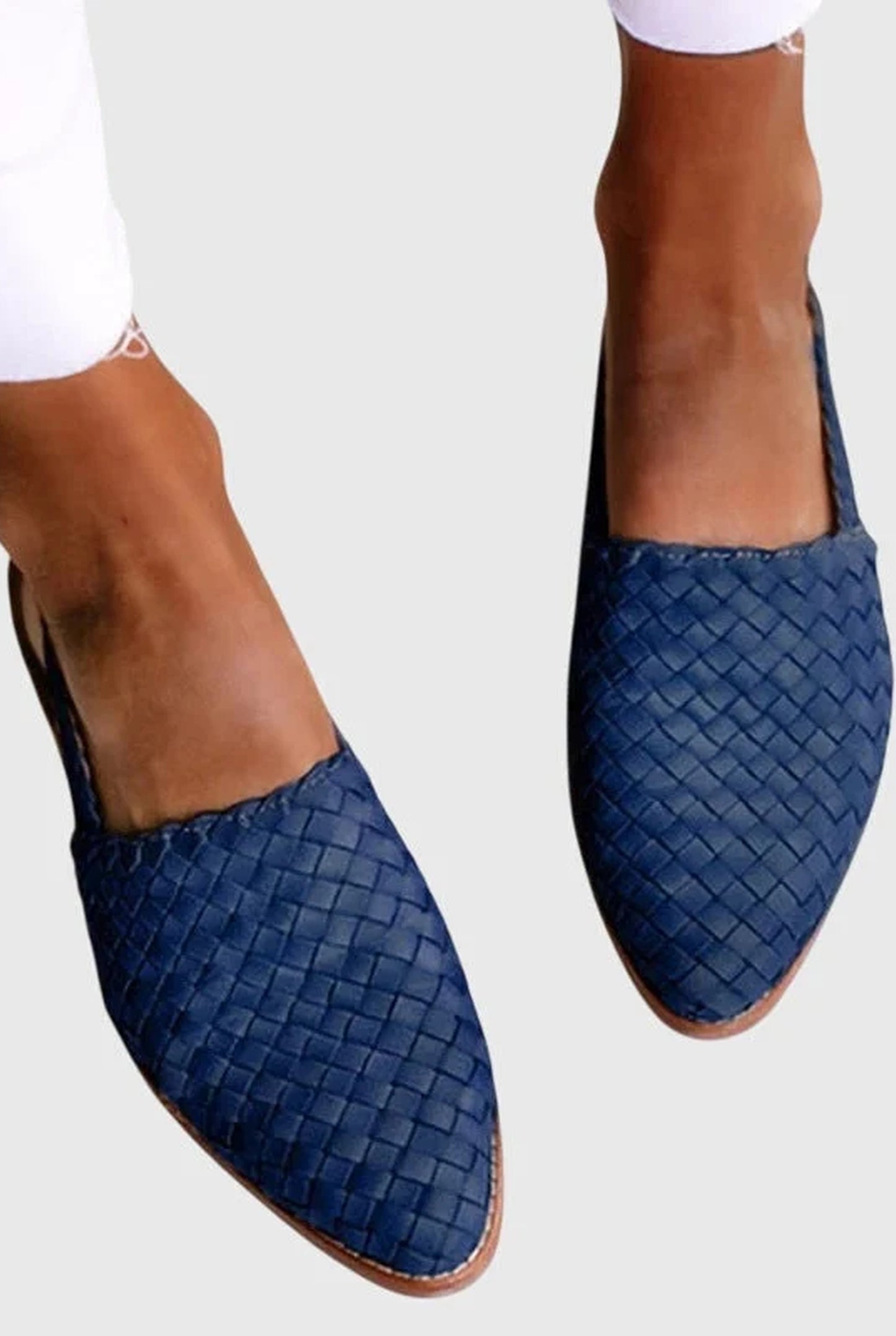 Concetta Dames Schoenen | Gevlochten Textuur | Loafer Silhouet