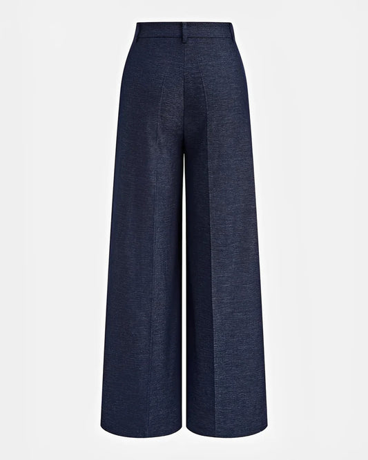Pétronelle Women's Trousers | Wide Legs | Wrap with Tie Band