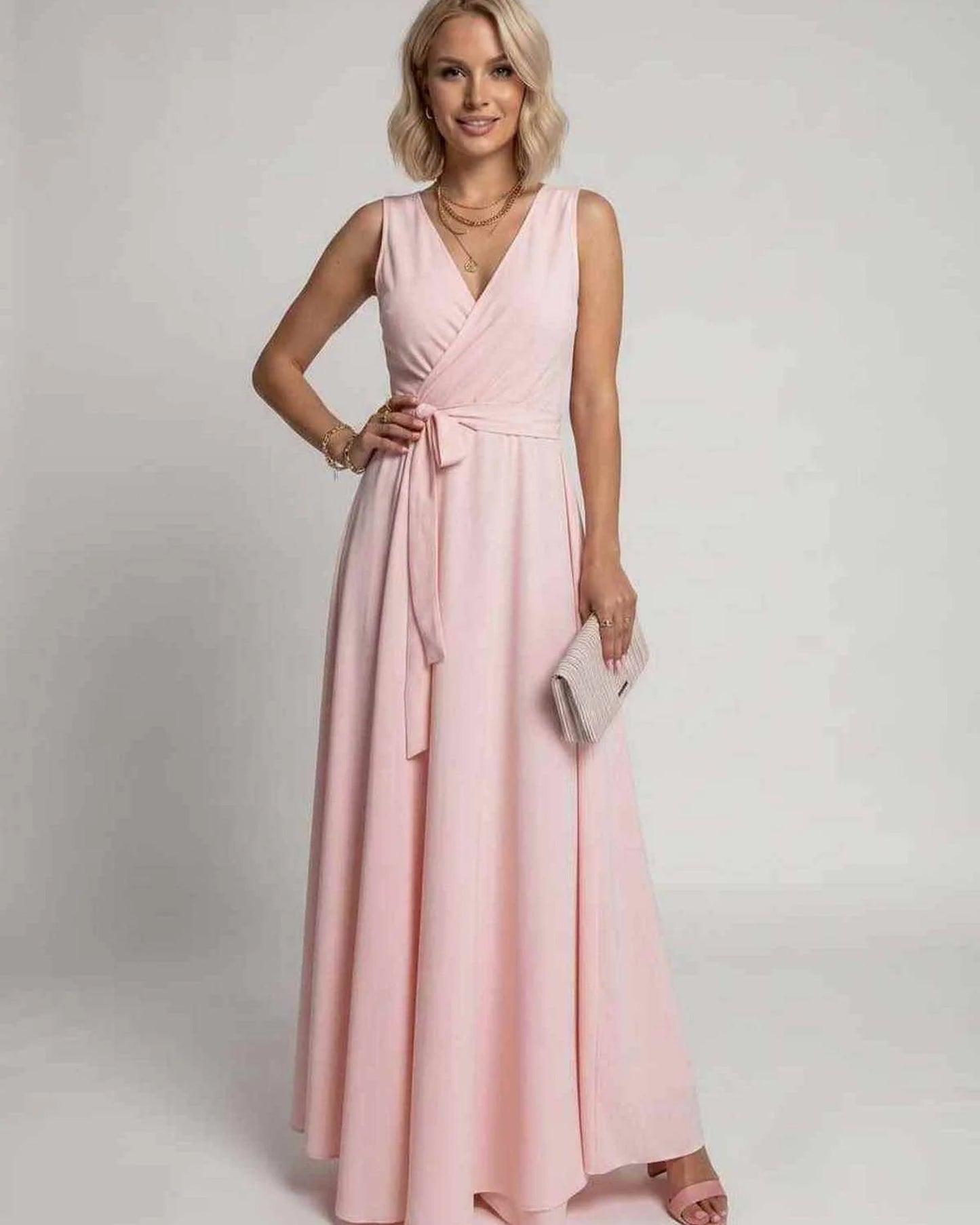 Mariana Women's Maxi Dress | V-Neck | Flowing Skirt