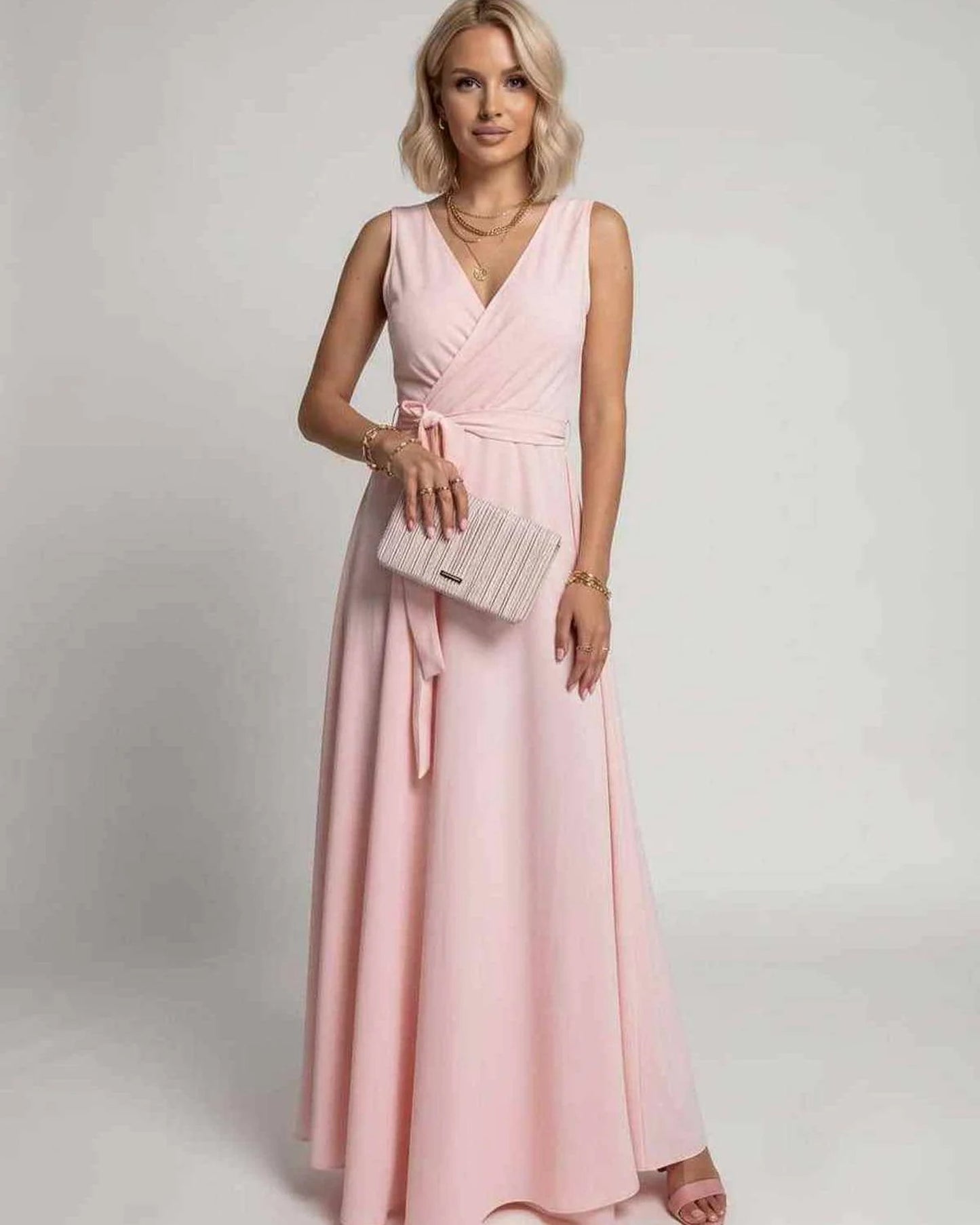 Mariana Women's Maxi Dress | V-Neck | Flowing Skirt