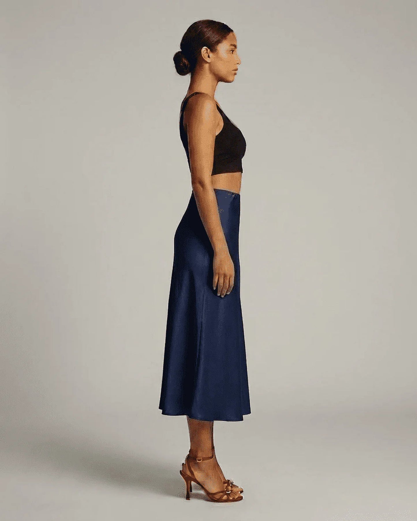 Soizic Dames Midi Rok | Midi Lengte | Uitlopende Zoom