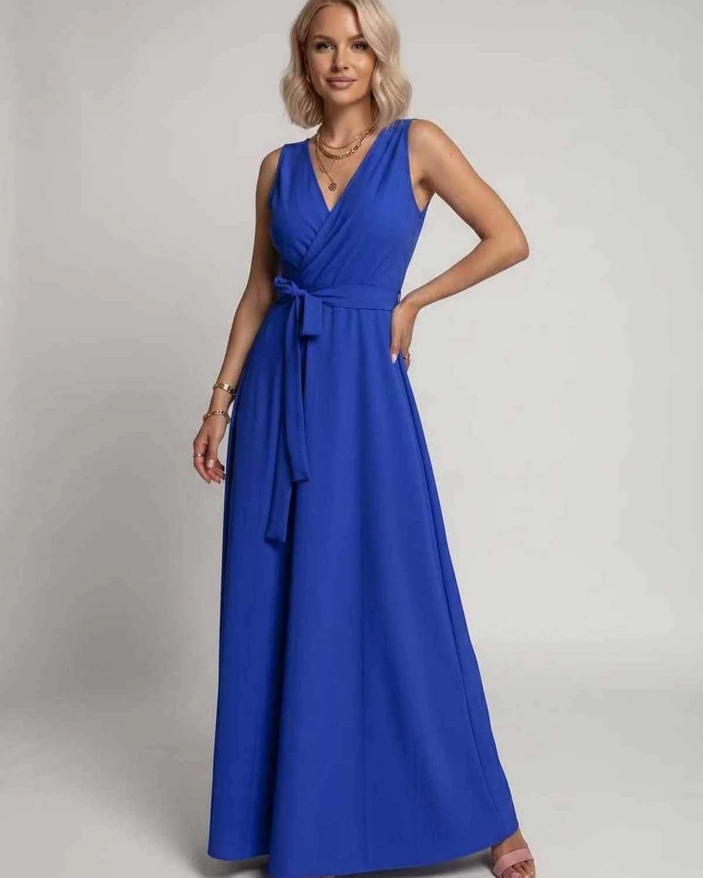 Mariana Women's Maxi Dress | V-Neck | Flowing Skirt