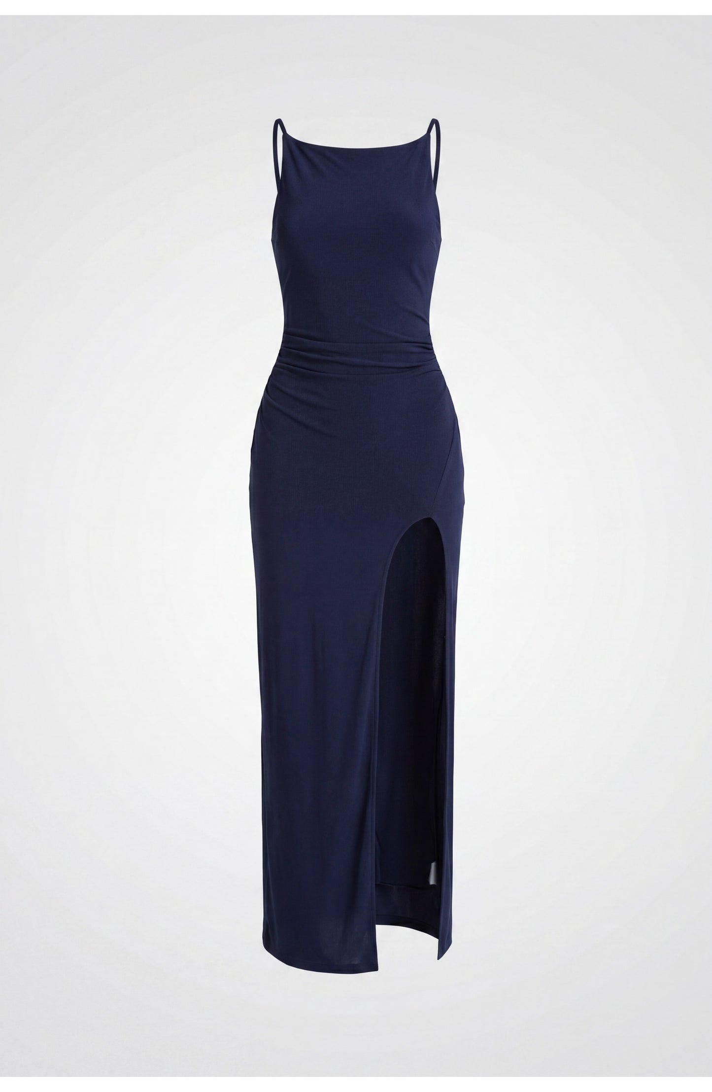Women's Maxi Dress | High Leg Split | Boat Neck