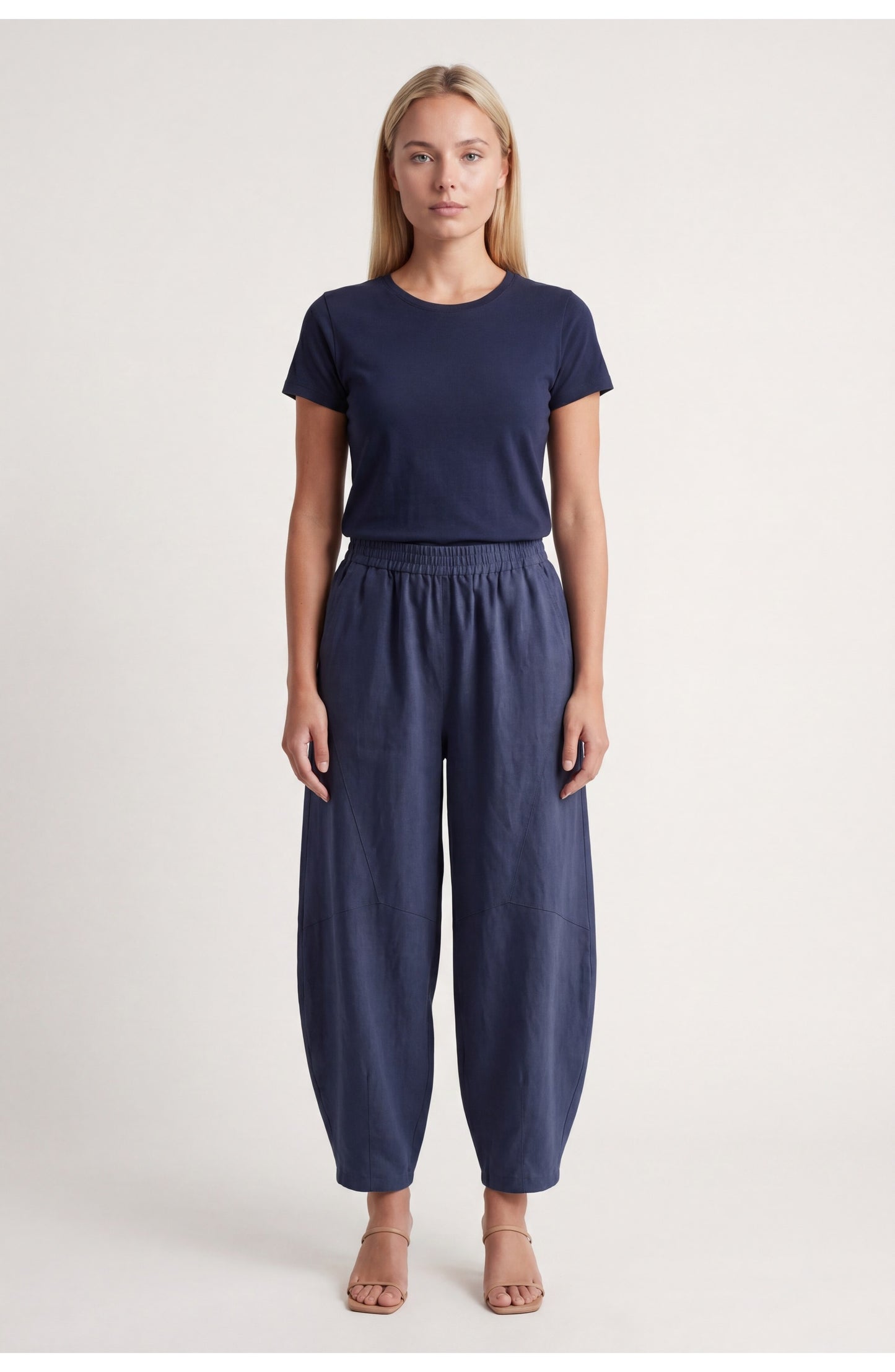Thérèse Women's Pants | Elastic Waistband | Wide Legs
