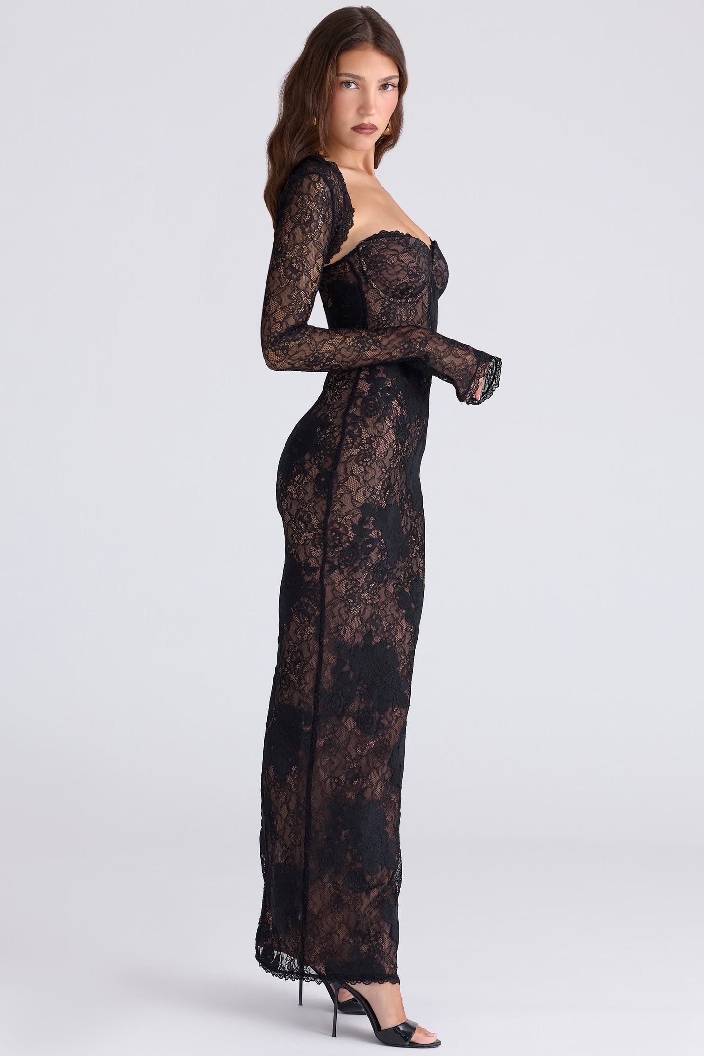 Milena Lange Jurk Dames | Maxi Jurk | Corset Lijfje | Met Bolero 2