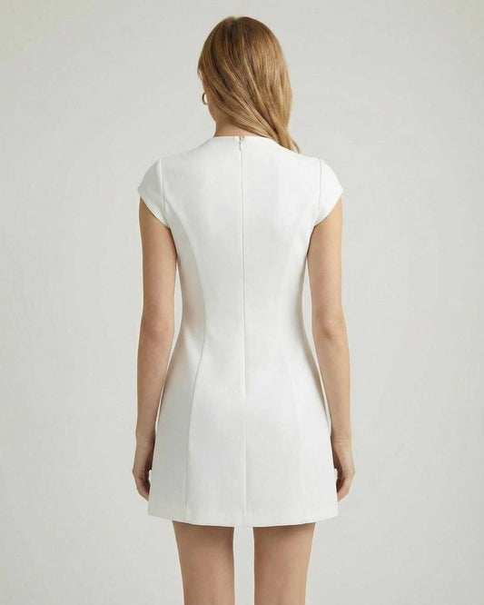 Mirella Dames Jurk | A-lijn | Met Cap Sleeves | Zakdetail 1