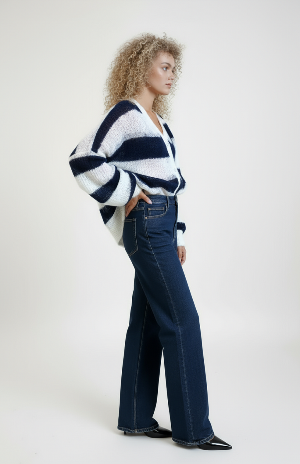 Dahlia Vest Dames | Oversized Pasvorm met Ballonmouwen