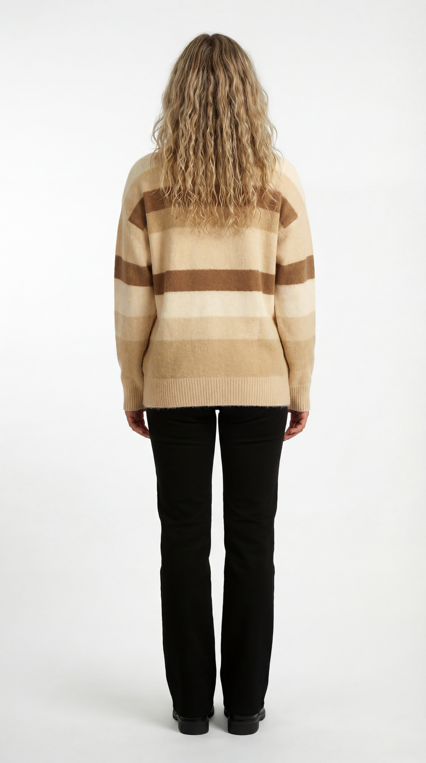 Women's Sweater | Striped | Soft Knit | Comfort Fit