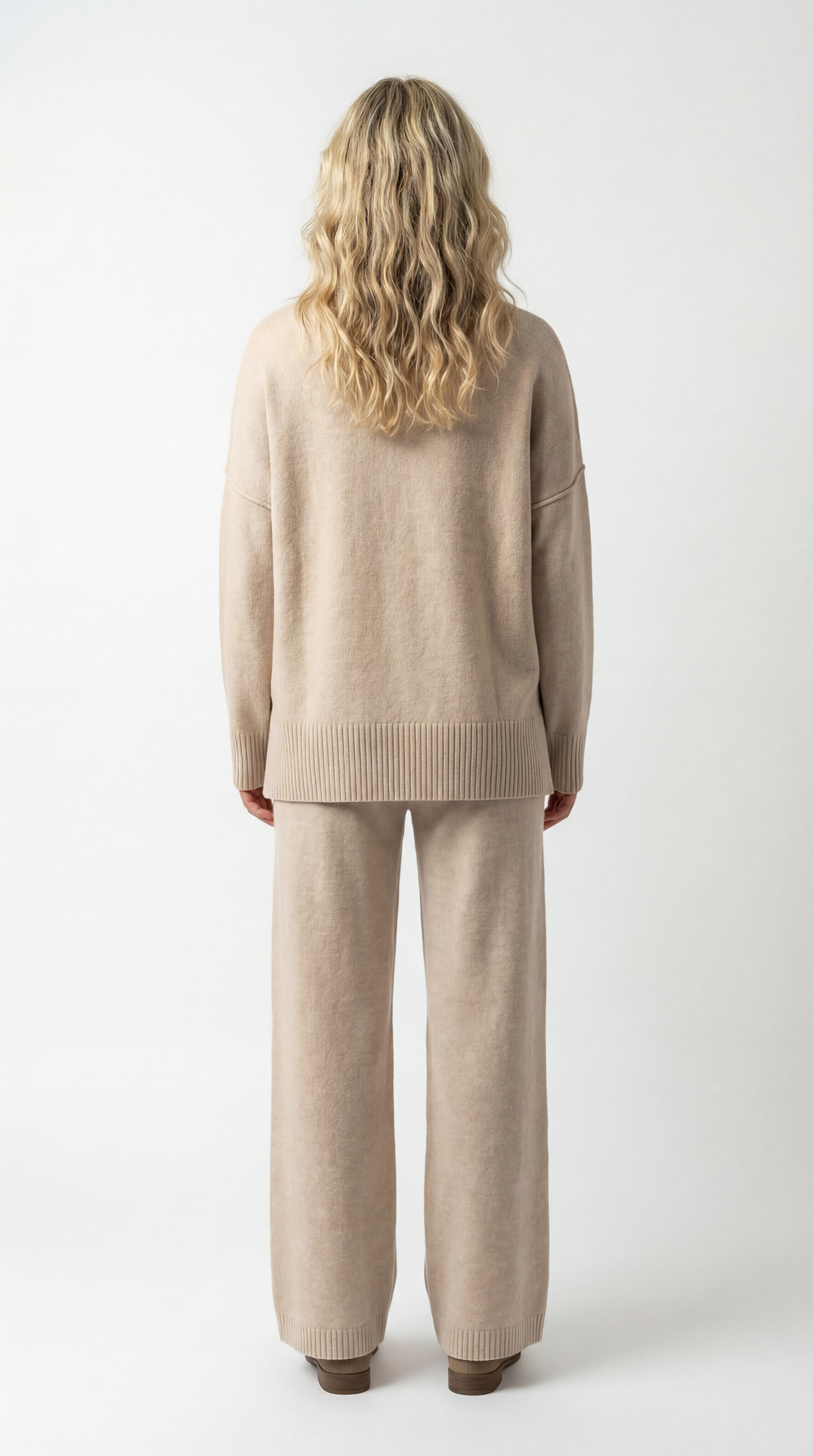 Lunara Dames Lounge Set | Coltrui | Rechte Broek met Wijde Pijpen