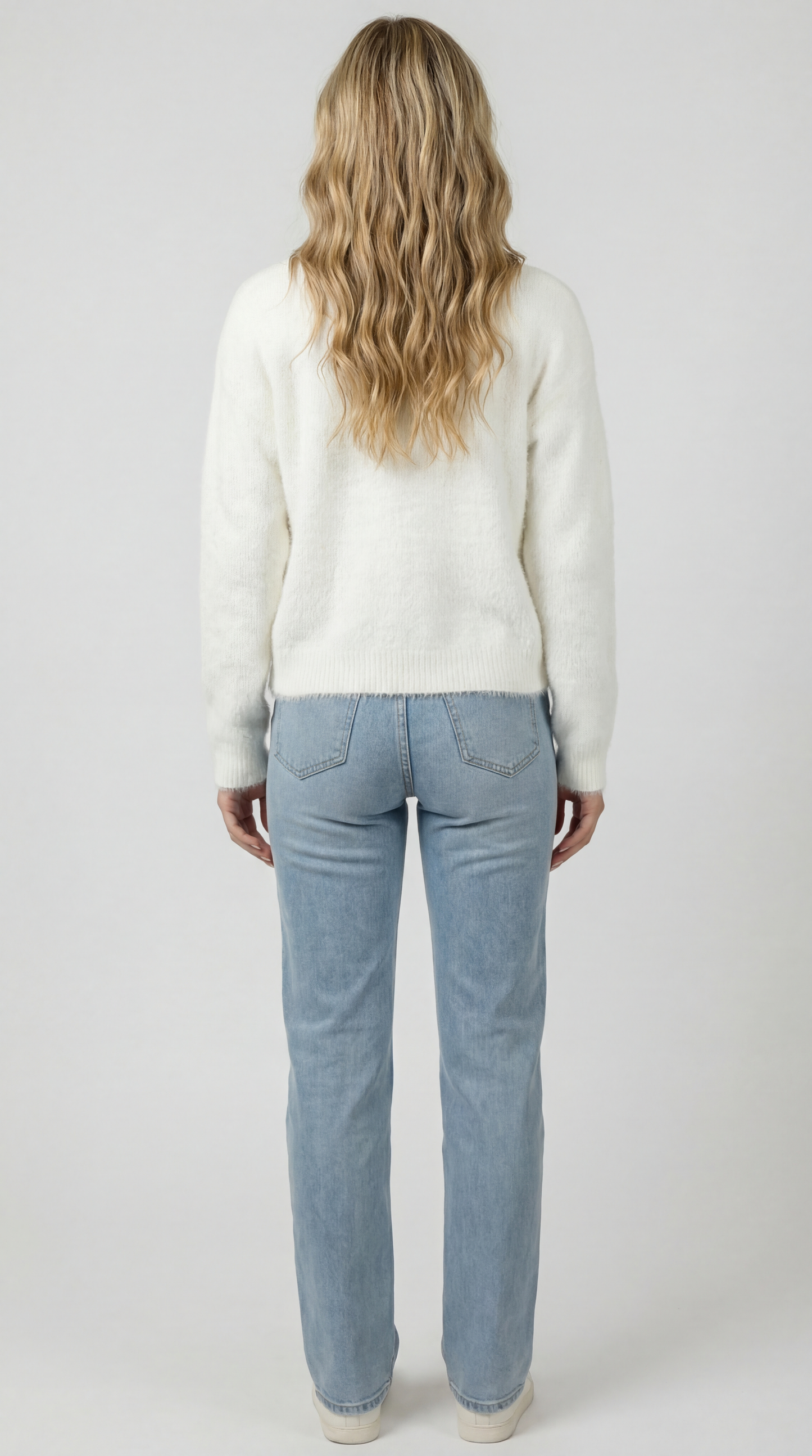 Women's Cardigan | Round Neck | Pearl Details