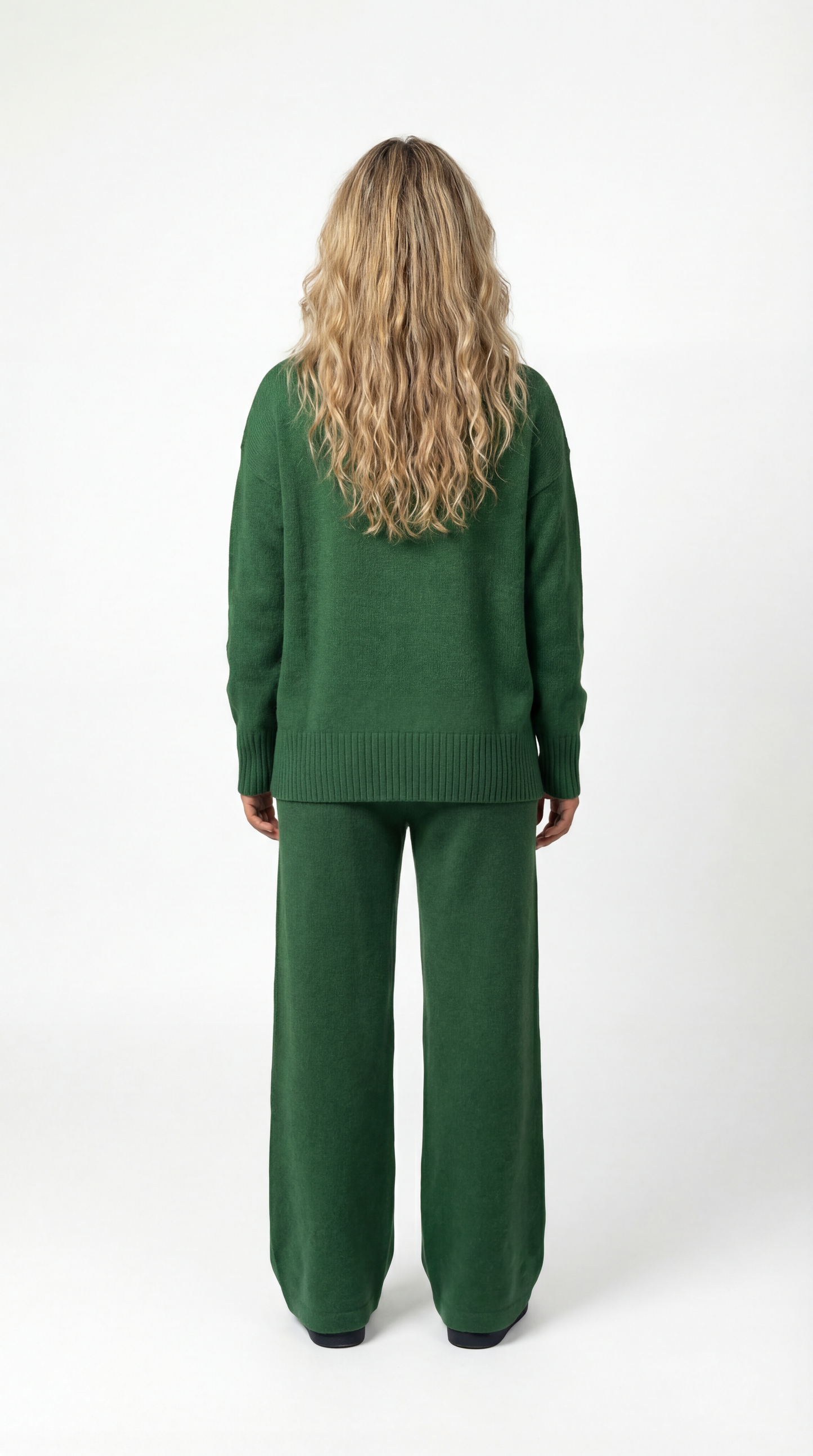 Lunara Dames Lounge Set | Coltrui | Rechte Broek met Wijde Pijpen