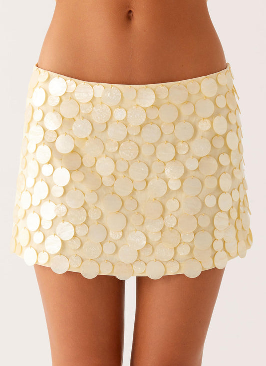 Arielle Mini Rok | Vrouwelijke Snit met Ritssluiting 1