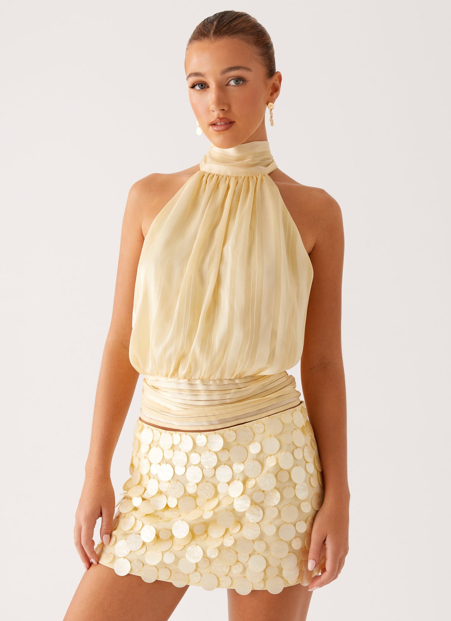 Arielle Mini Rok | Vrouwelijke Snit met Ritssluiting 3