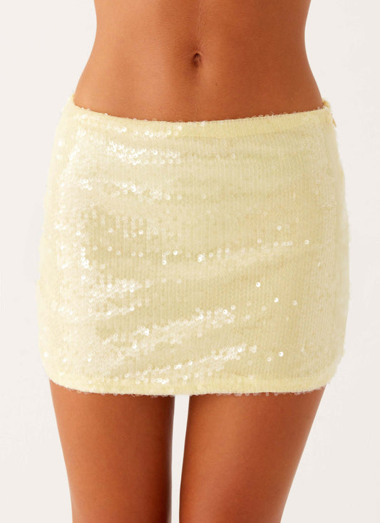 Serene Pailletten Minirok – Glinsterende Feestrok met Vrouwelijke Pasvorm 5