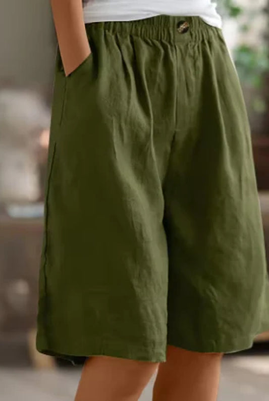 Allégra Dames Broek | Elastische Taille | Brede Pijpen