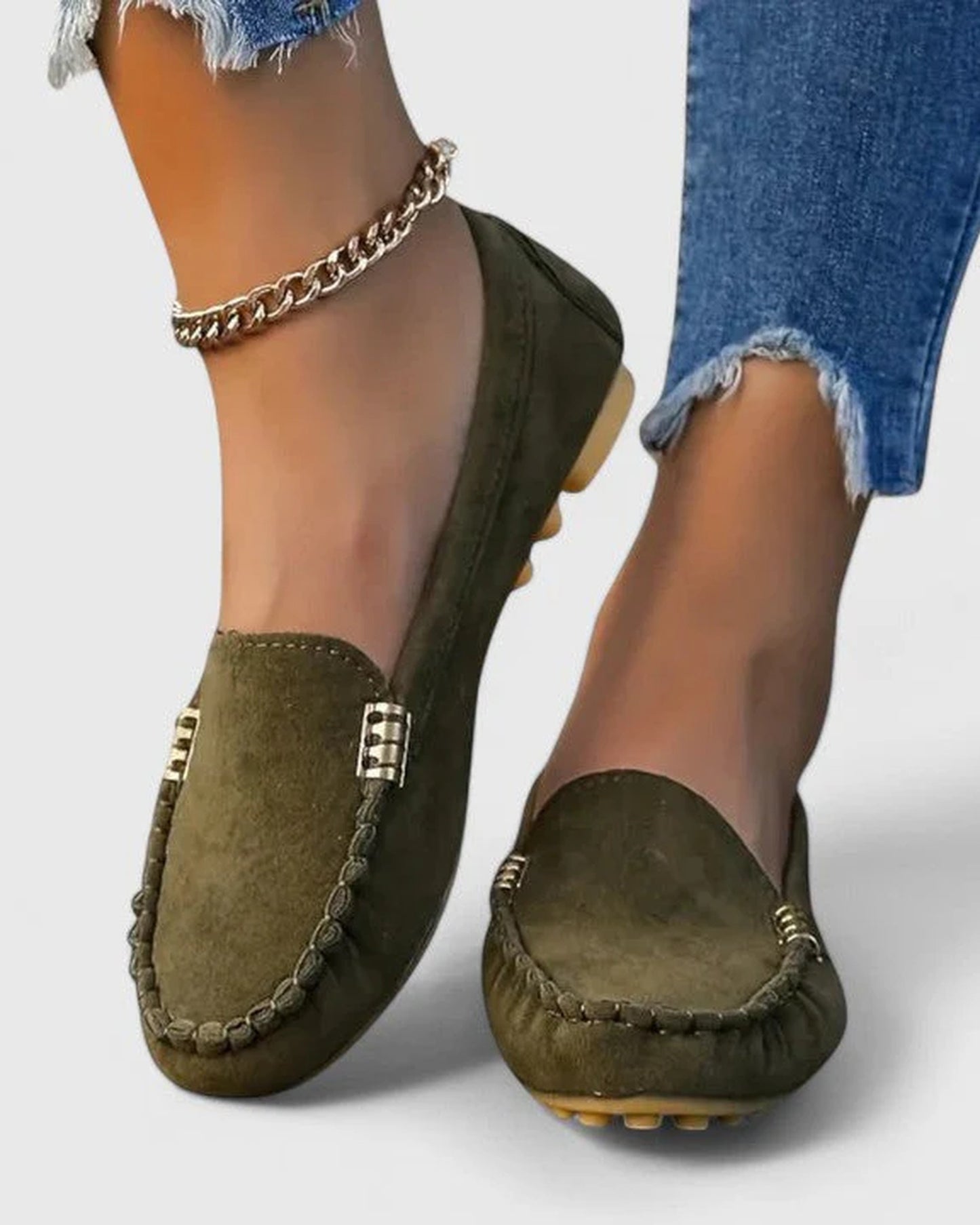 Émilienne dames loafers | Dekoreret metaldetalje