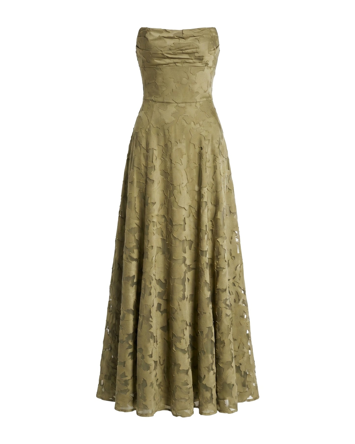 Mégane Women's Maxi Dress | Crossed Back Straps | Lace A-Line
