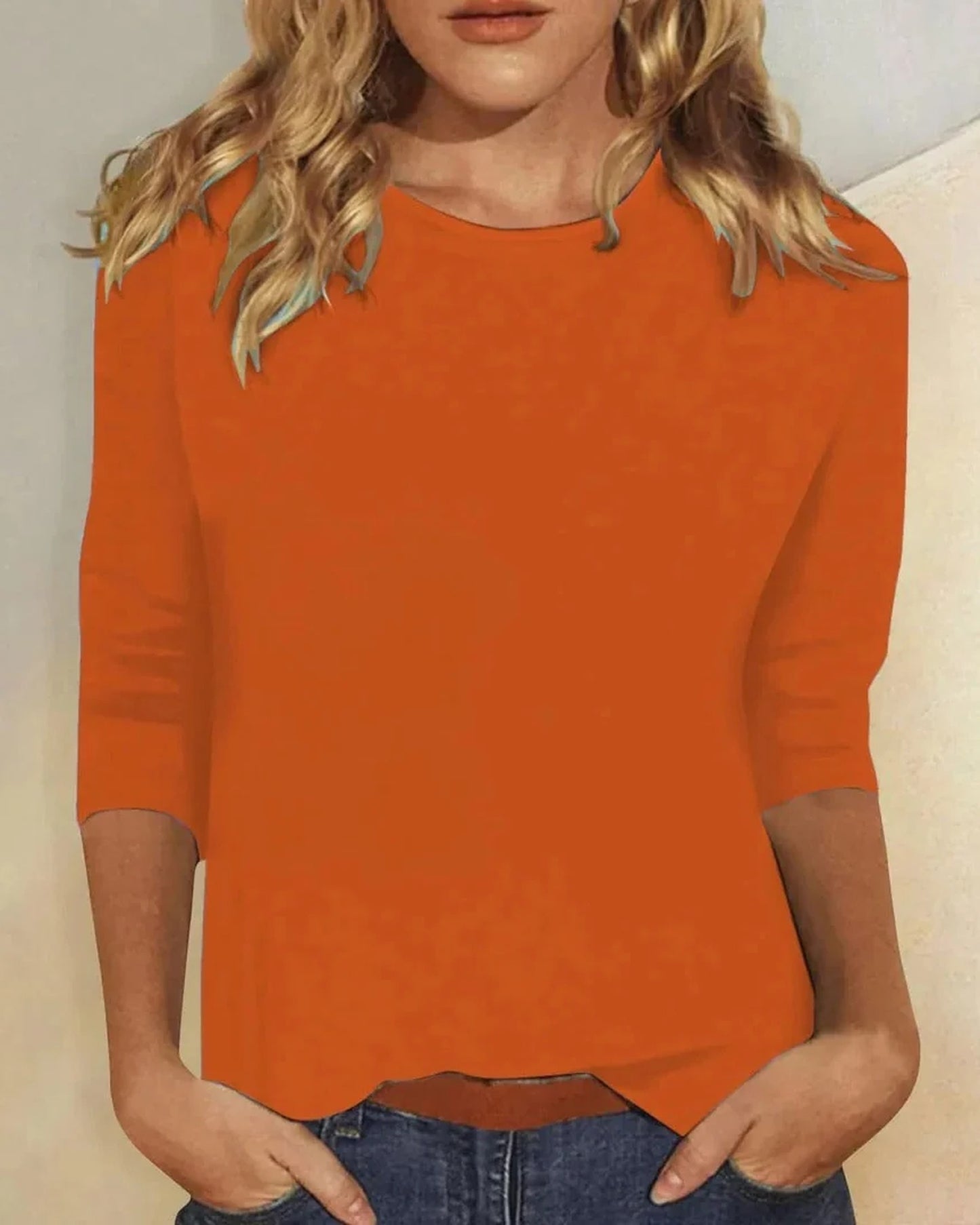 Annabella Dames Top | Korte Mouwen | Ronde Hals