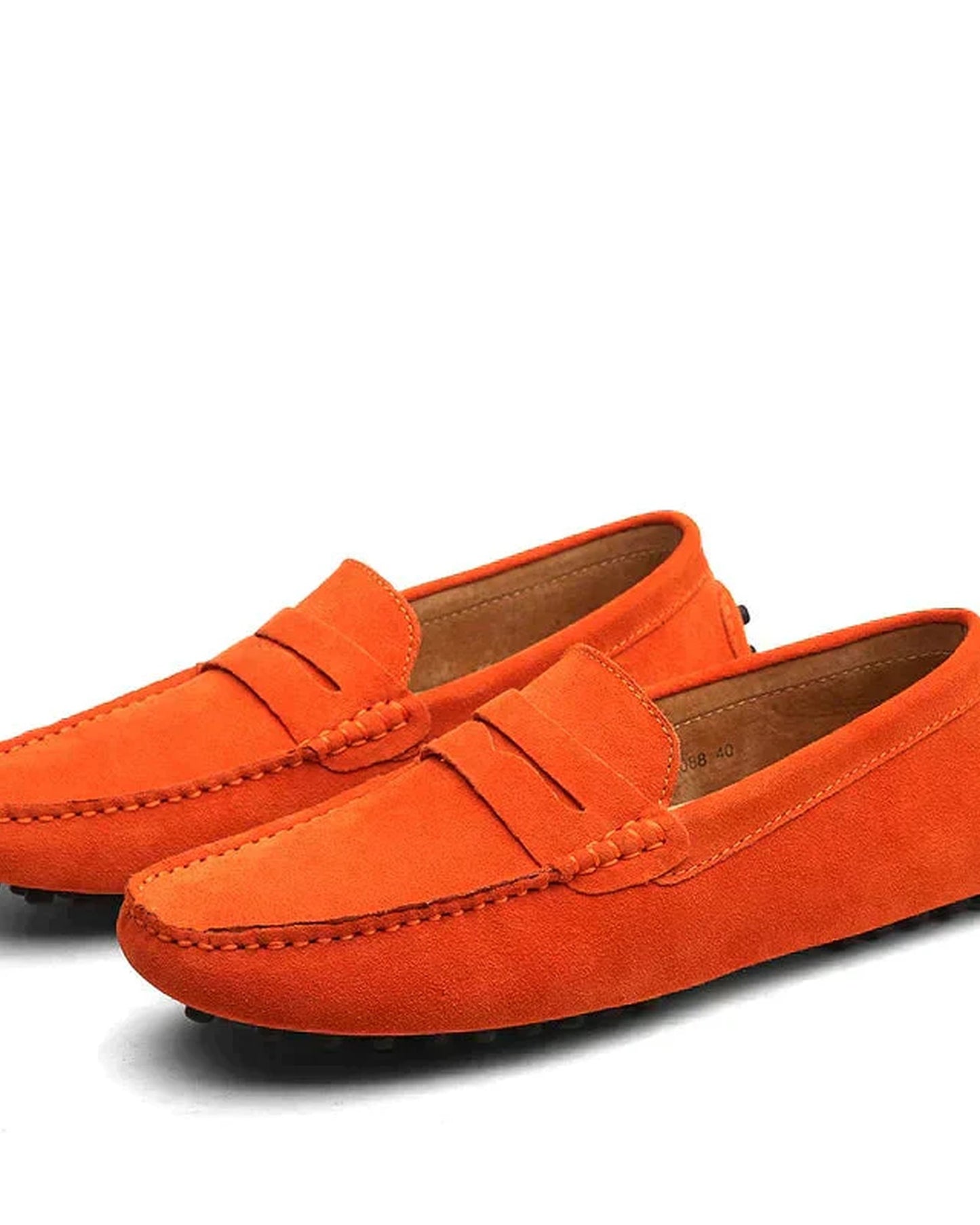Buty Davide Heren | Szczegóły mokasynów Penny | Obszyty nosek