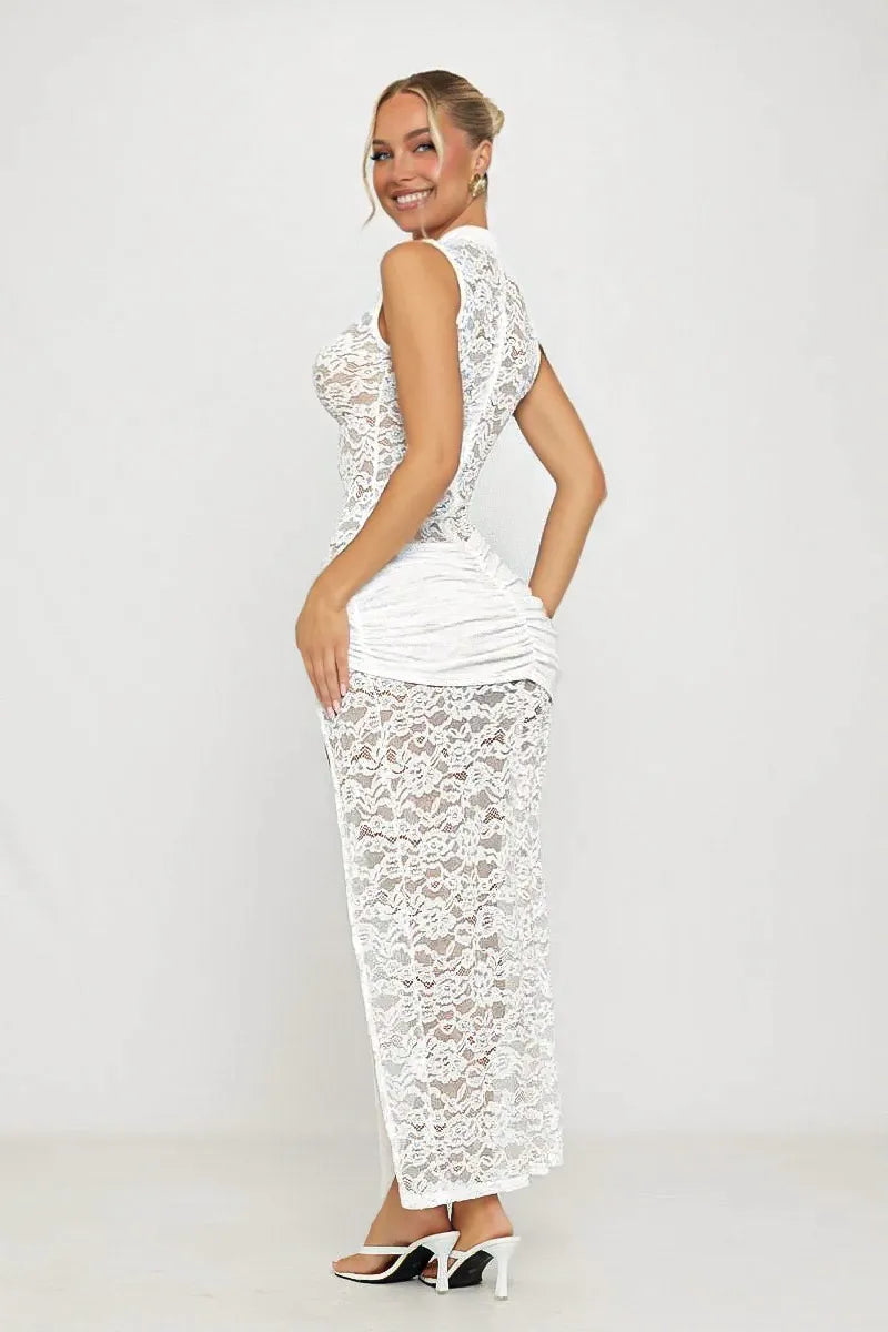 Oriana Dames Jurk | Aansluitend | Met V-hals | Elegante Afwerking 8