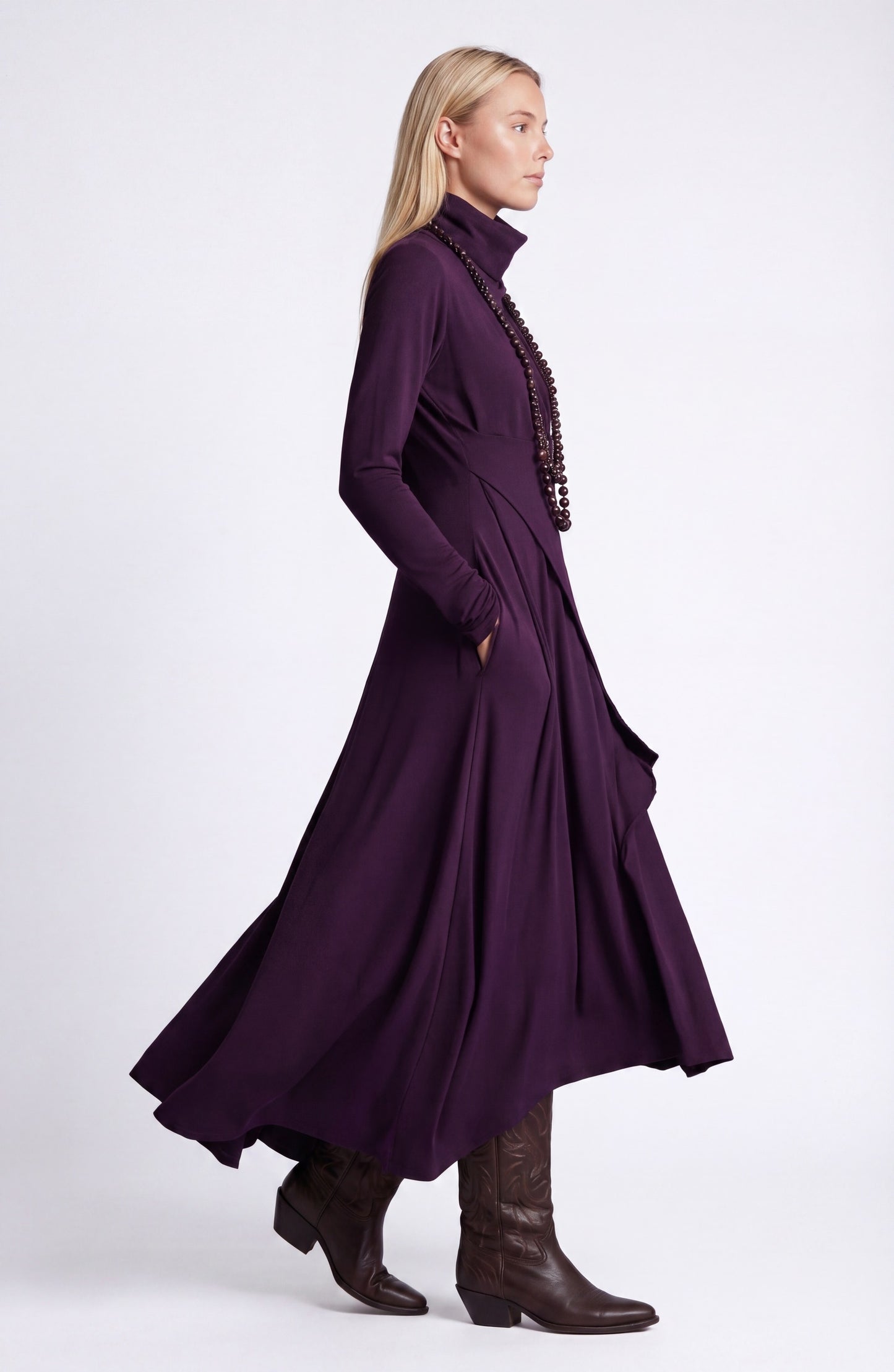 Inès Dames Maxi Jurk | Elegant Zwart Design | Tijdloze Stijl