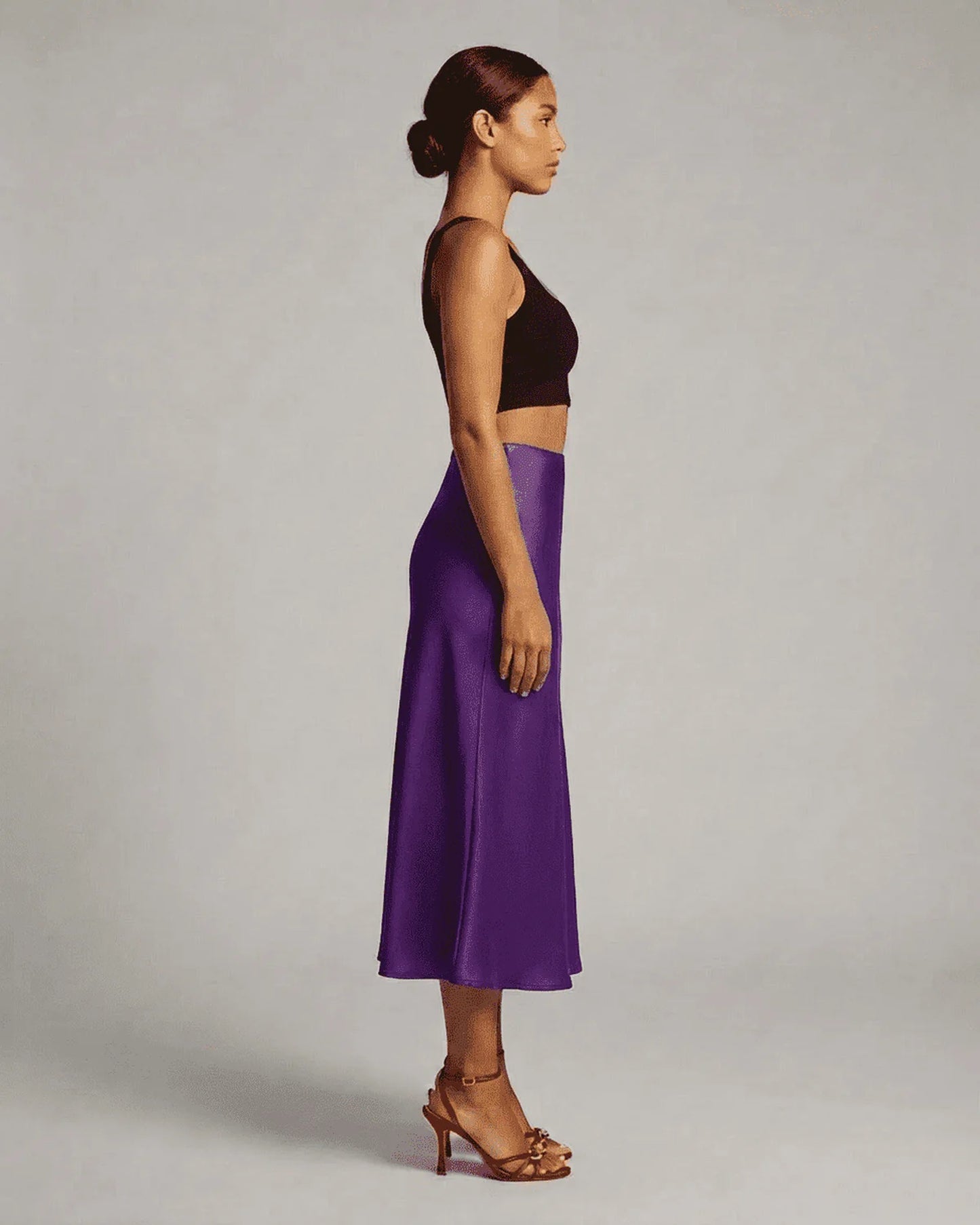 Soizic Dames Midi Rok | Midi Lengte | Uitlopende Zoom