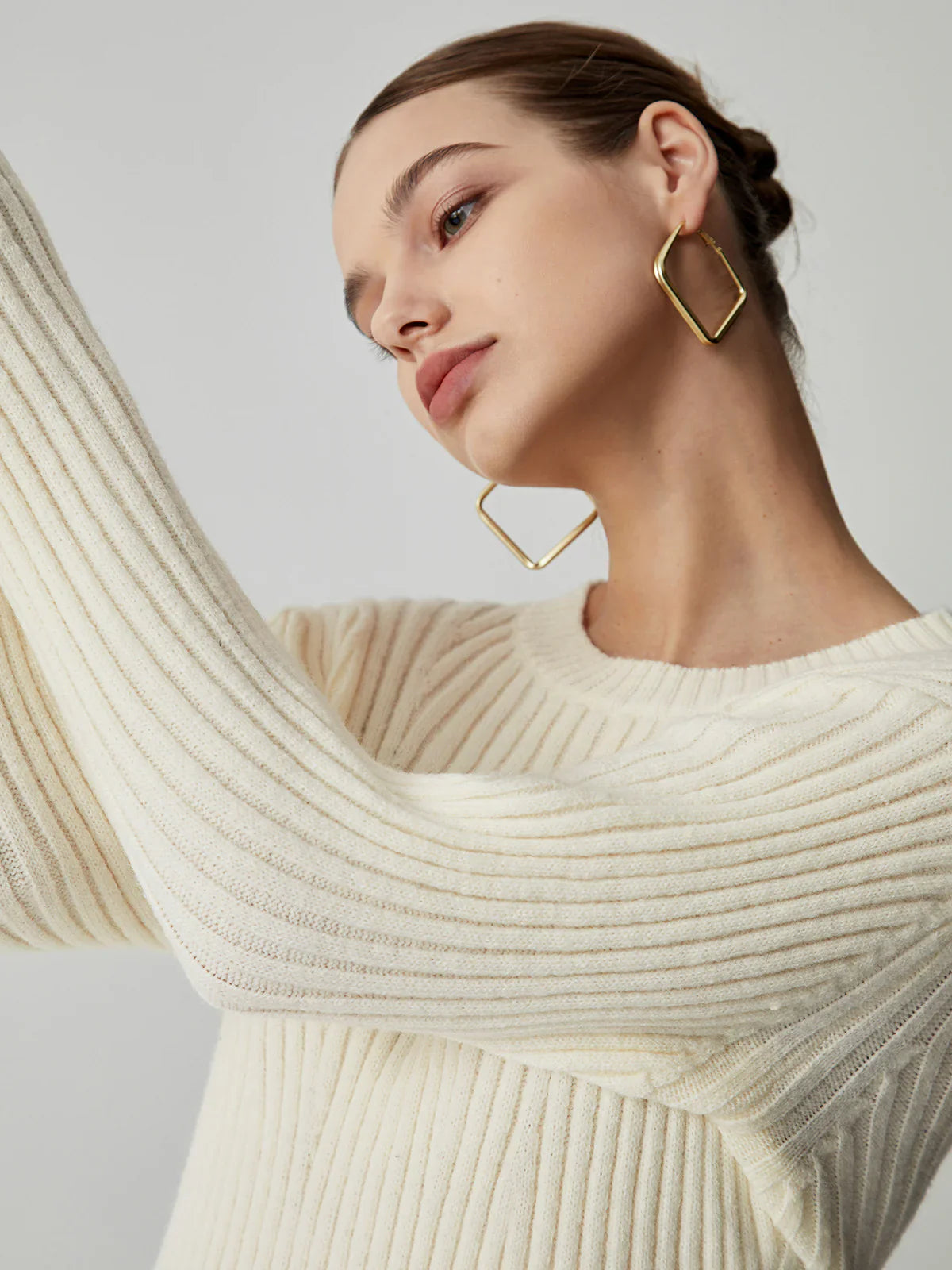 Pia Dames Jurk | A-lijn | Gebreid | Luxe Materiaal 3