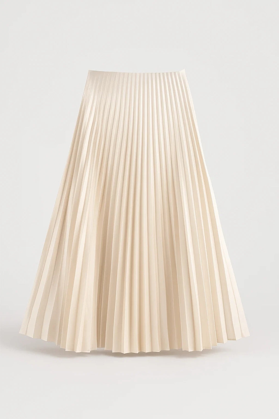 Pia Dames Rok | Knielengte | A-Lijn | Elegante Plooien 0