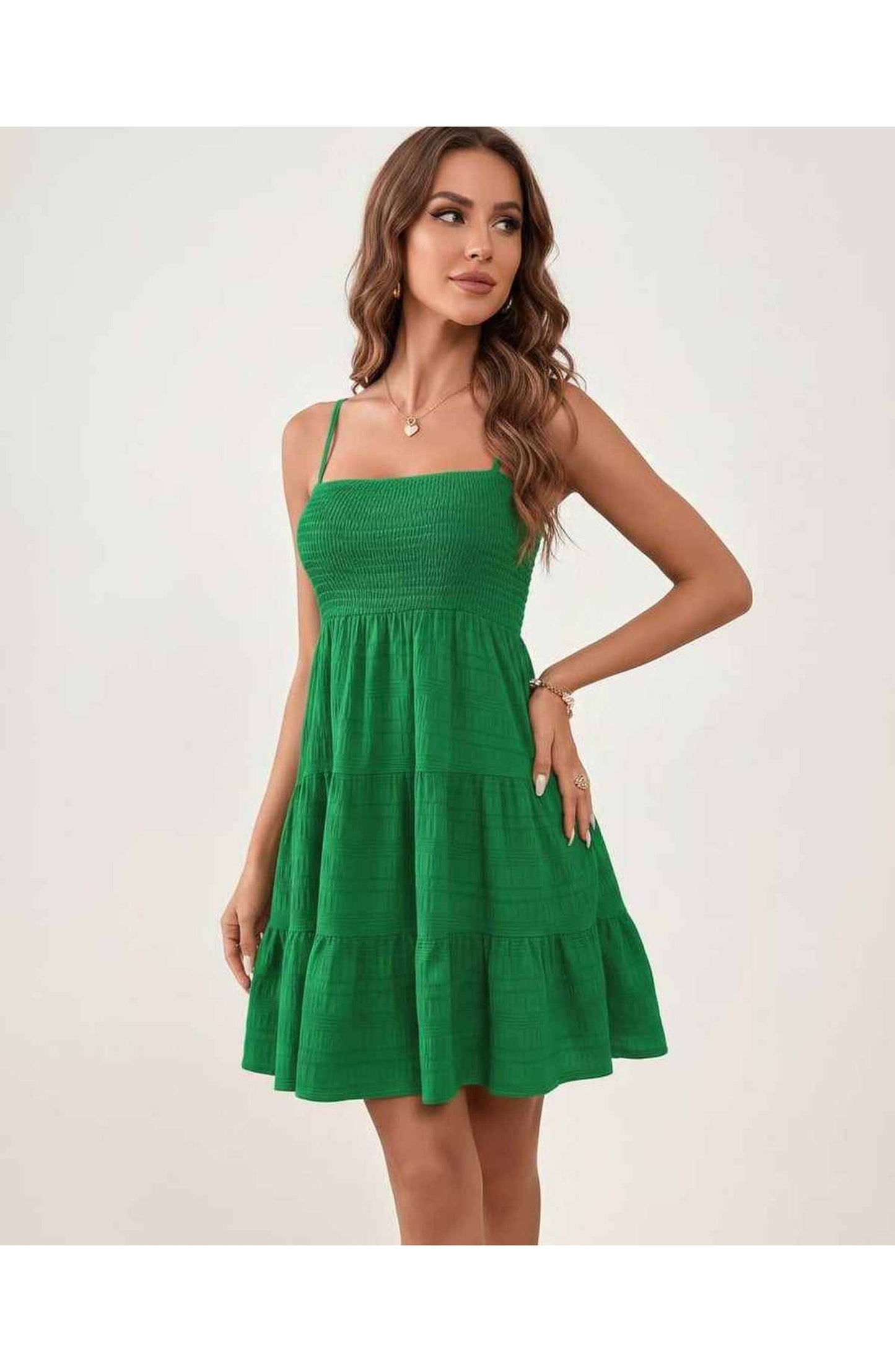 Tatienne Women's Mini Dress | Square Neck | Spaghetti Straps