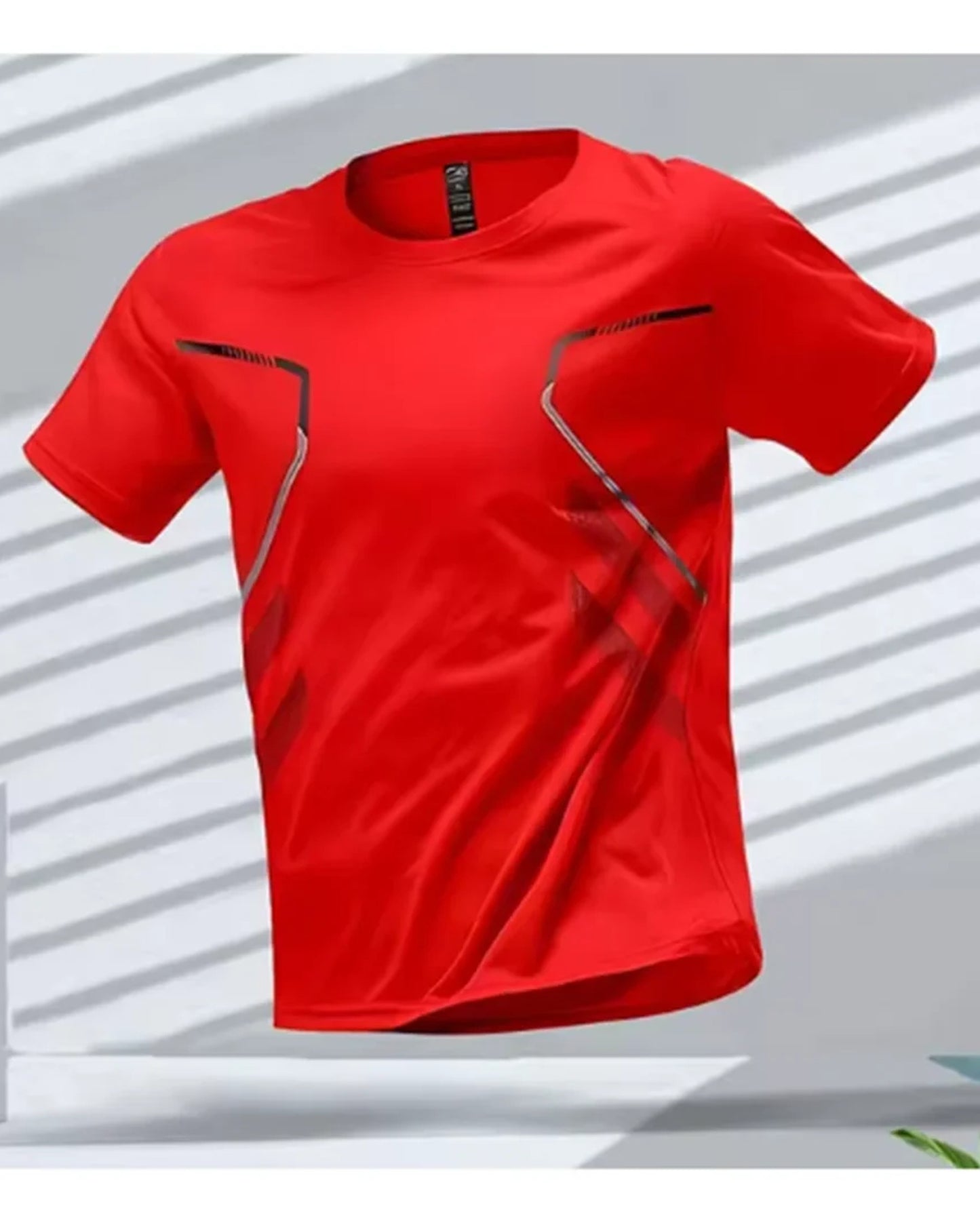 Domenico Heren T-Shirt | Korte Mouwen | Contrasterende Paspeling