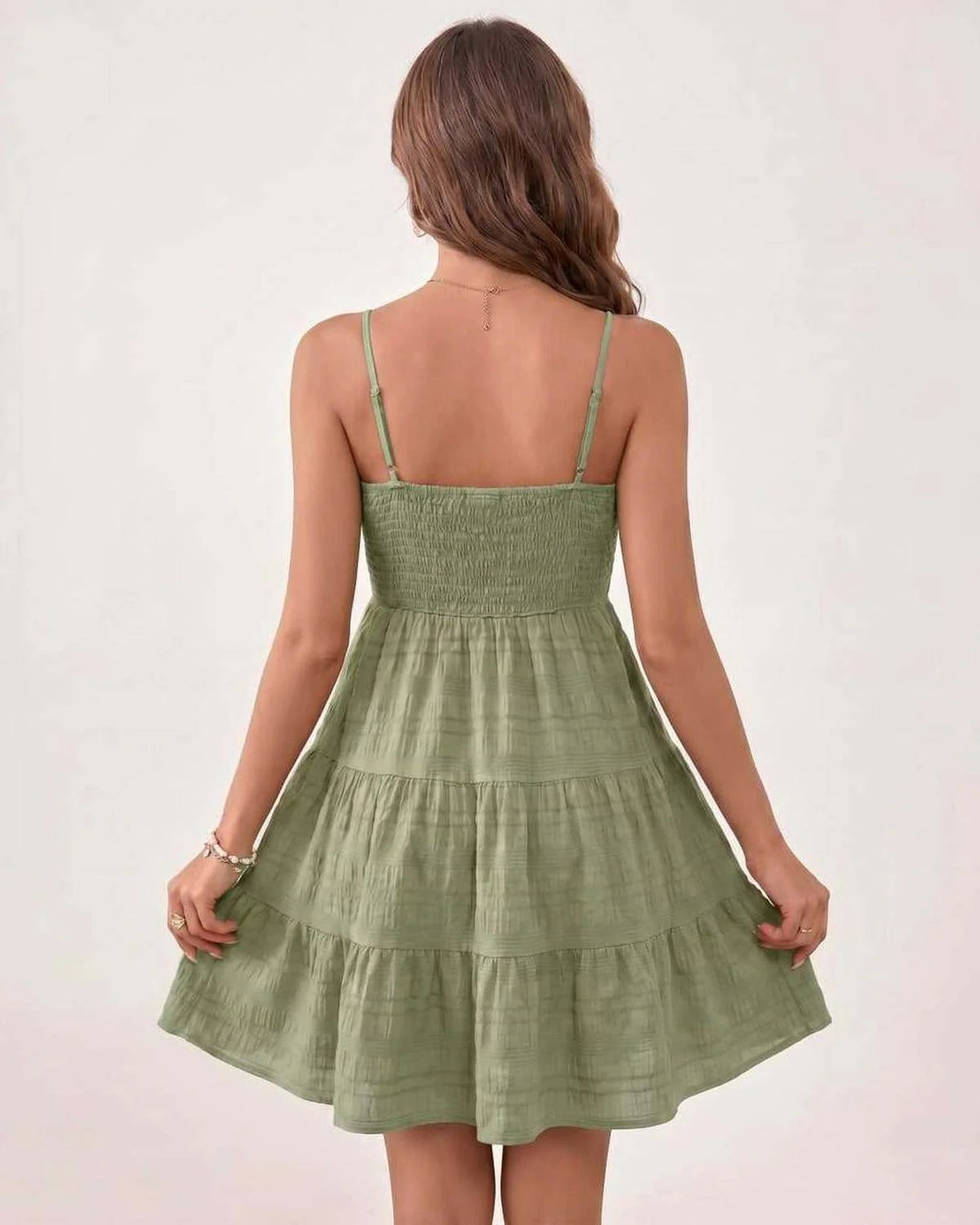 Tilda Dámské Mini Šaty | Nabíraný Bandeau Top | Vrstvené Sukně Pruhy
