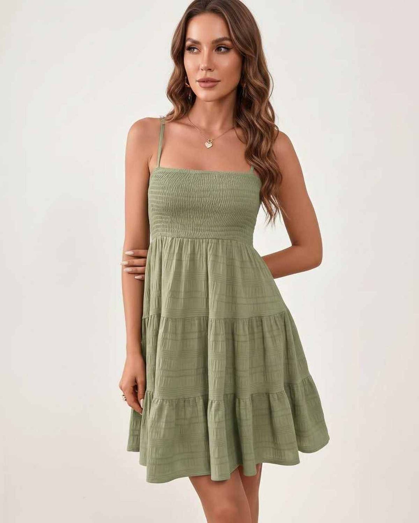 Tilda Dámské Mini Šaty | Nabíraný Bandeau Top | Vrstvené Sukně Pruhy