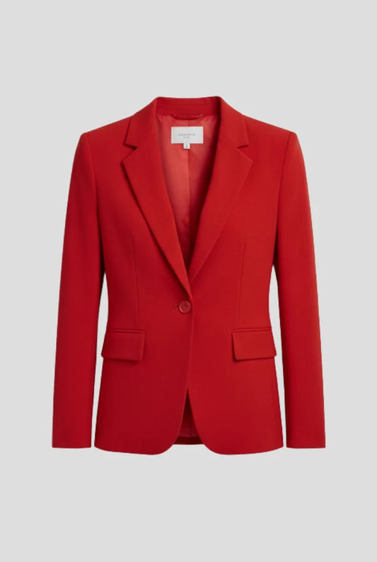 Camelia Women's Blazer | Single Row Buttons | Classic Collar