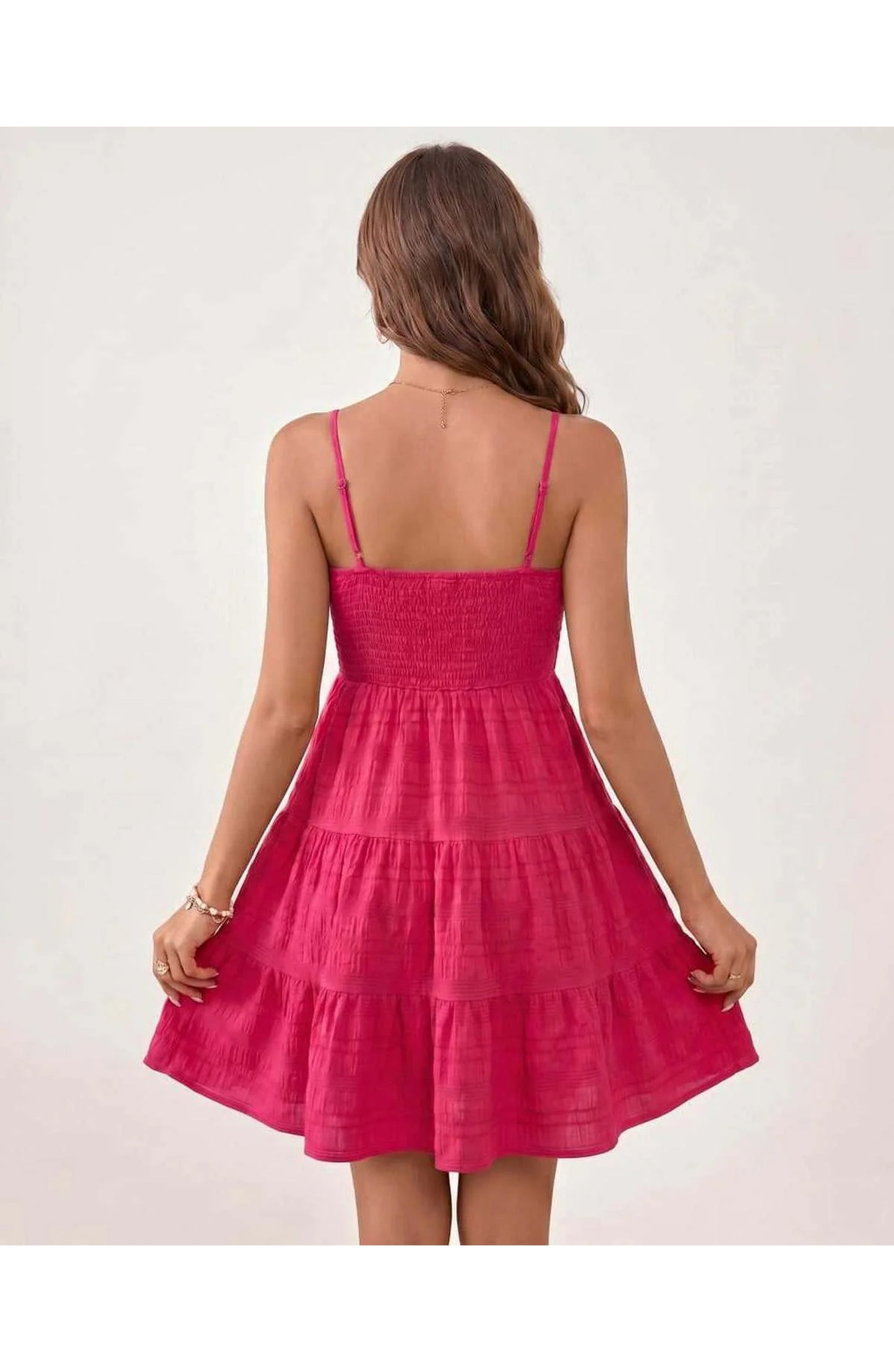Tatienne Women's Mini Dress | Square Neck | Spaghetti Straps