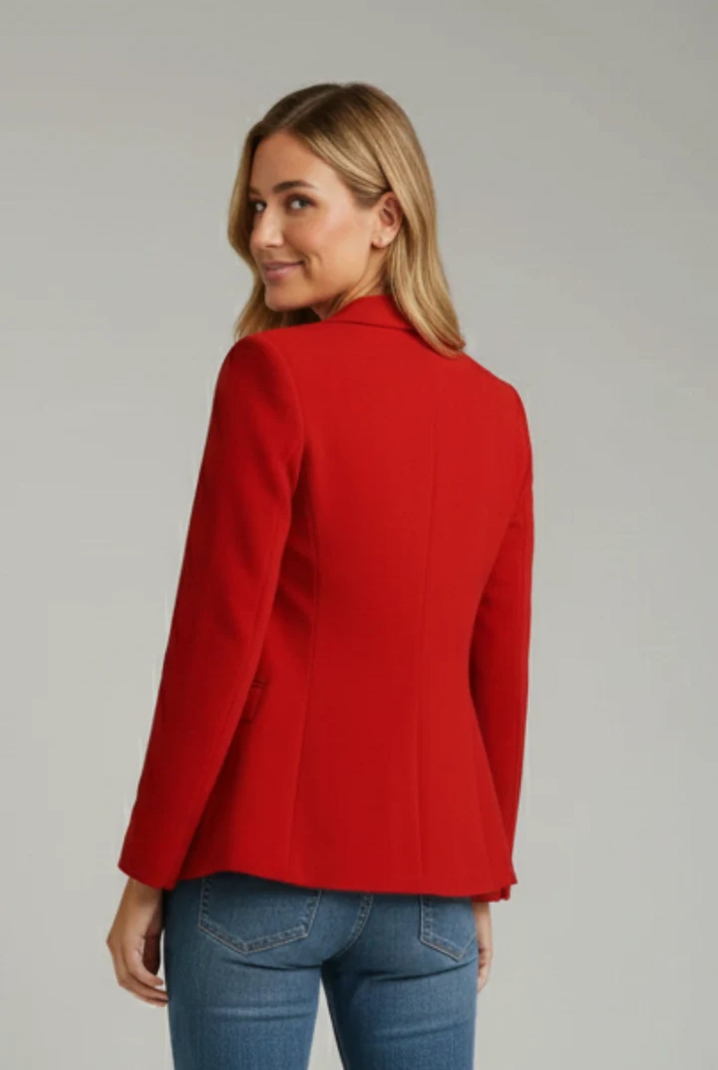 Camelia Dames Blazer | Enkele Rij Knopen | Klassieke Kraag