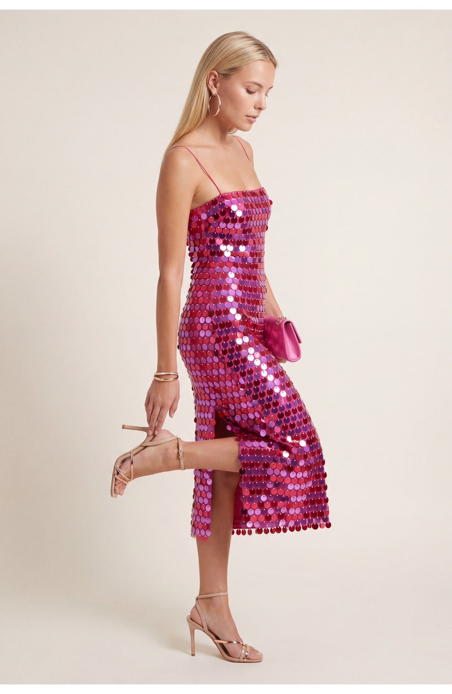 Madeleine Dames Maxi Jurk | Pailletten | Strapless Bandeau