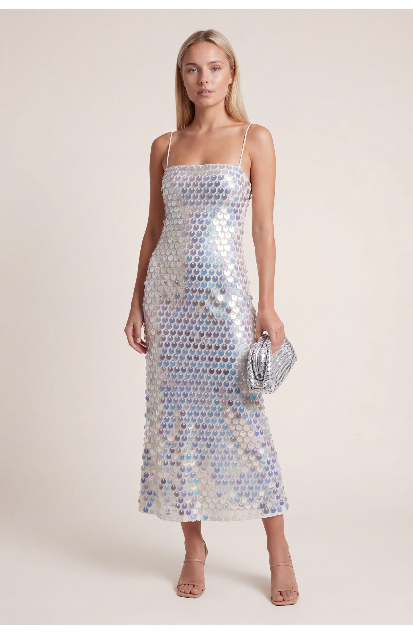 Madeleine Dames Maxi Jurk | Pailletten | Strapless Bandeau