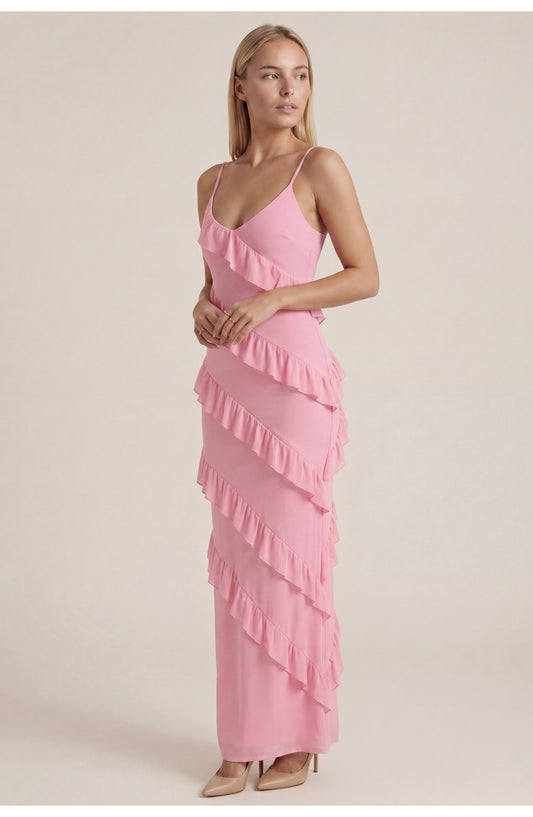 Quitterie Dames Maxi Jurk | Elegante Pasvorm | Stijlvol Design