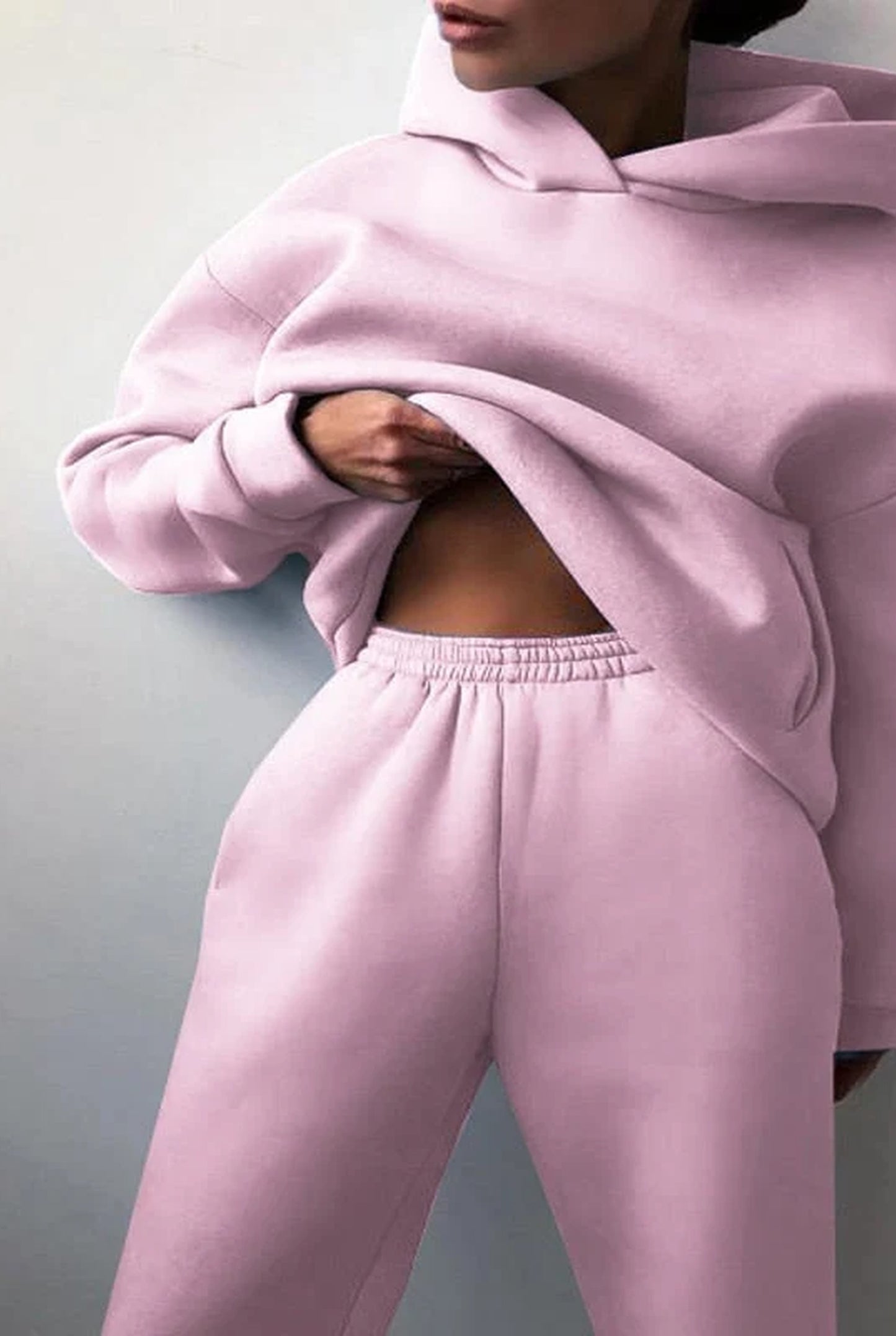 Agostina Dames Co-Ord Set | Oversized Hoodie | Wijde Broek