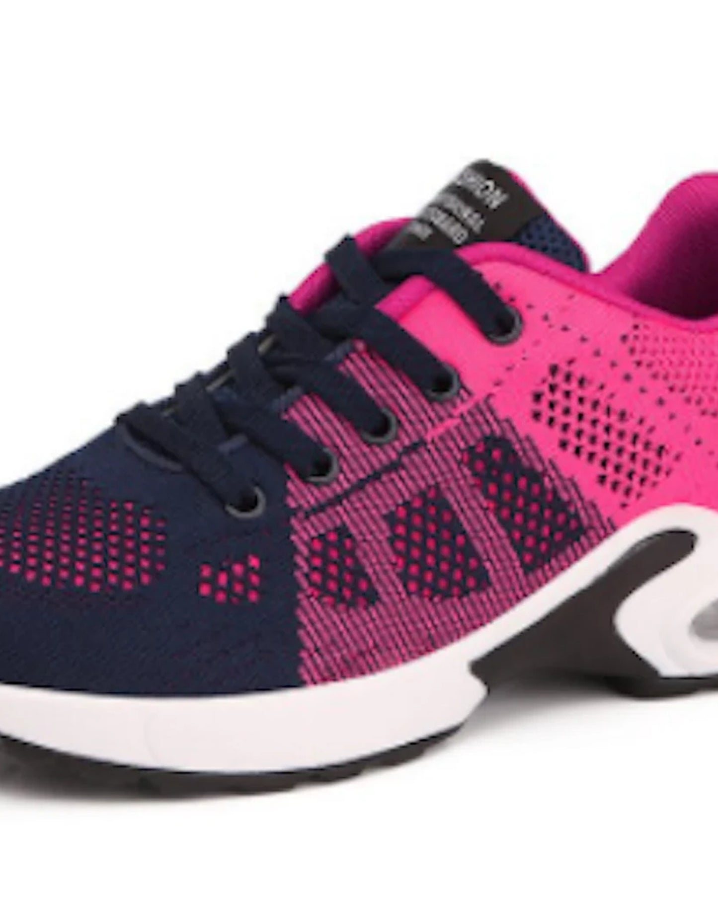 Caterina dames-sneakers | Mesh-overdel | Kontrastfarvet sål