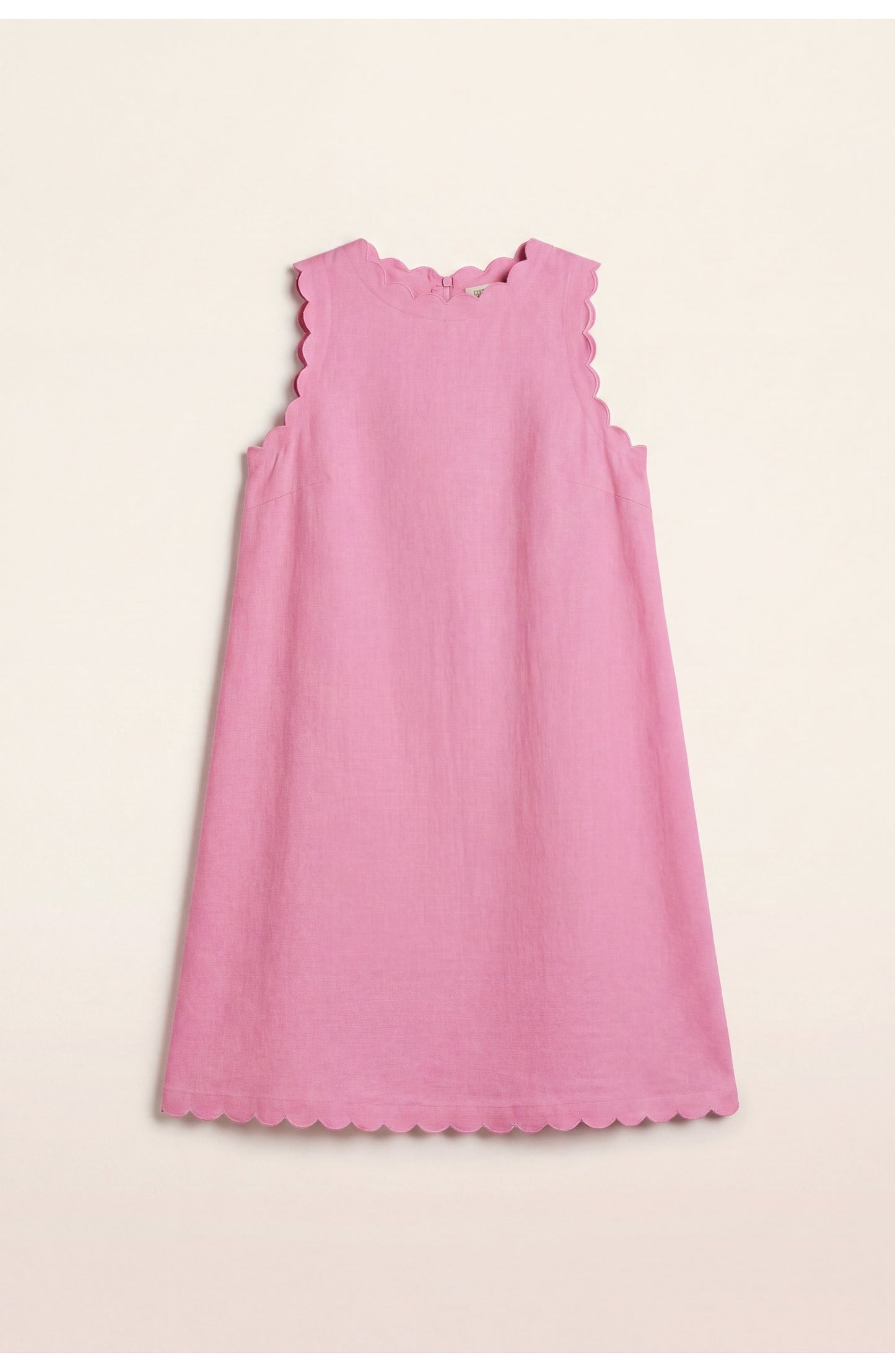 Jacqueline Women's Mini Dress | Scalloped Hem | A-line Silhouette